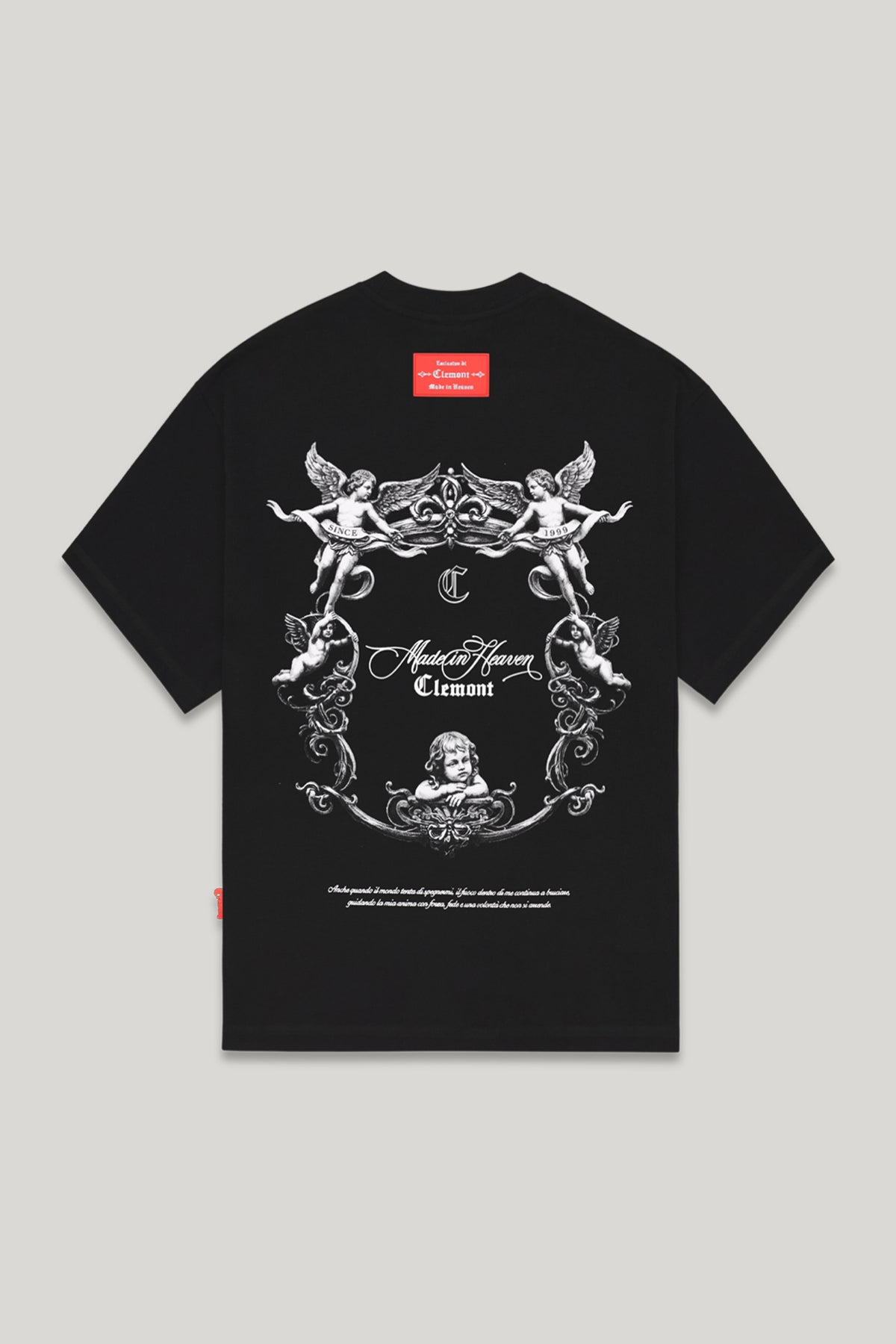 CAMISETA OVERSIZED HOMBRE NERUME NEGRO CLEMONT