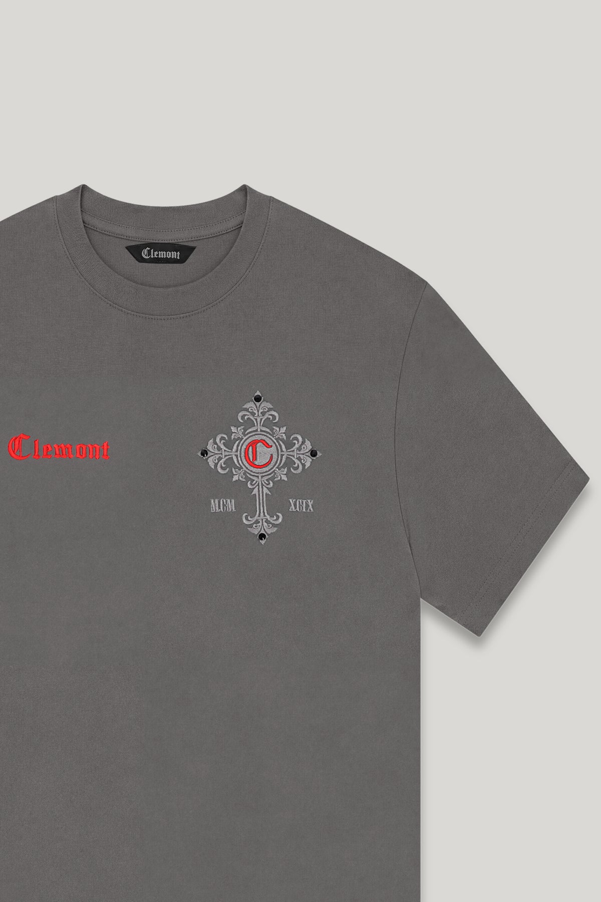 CAMISETA HOMBRE SEGNALE GRIS OSCURO CLEMONT