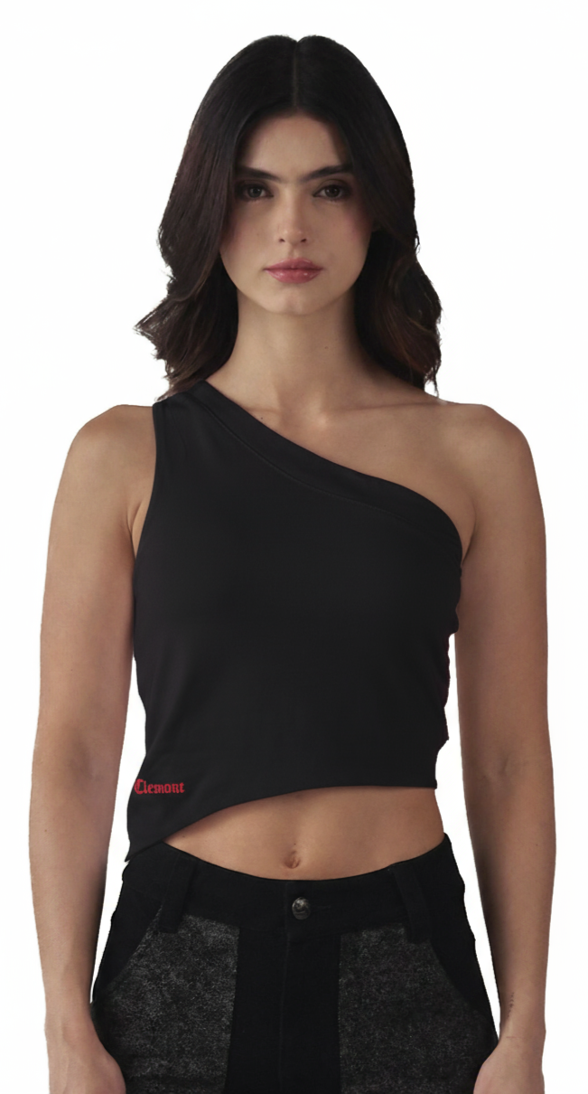 TANKTOP TRASPARENZA NEGRO CLEMONT