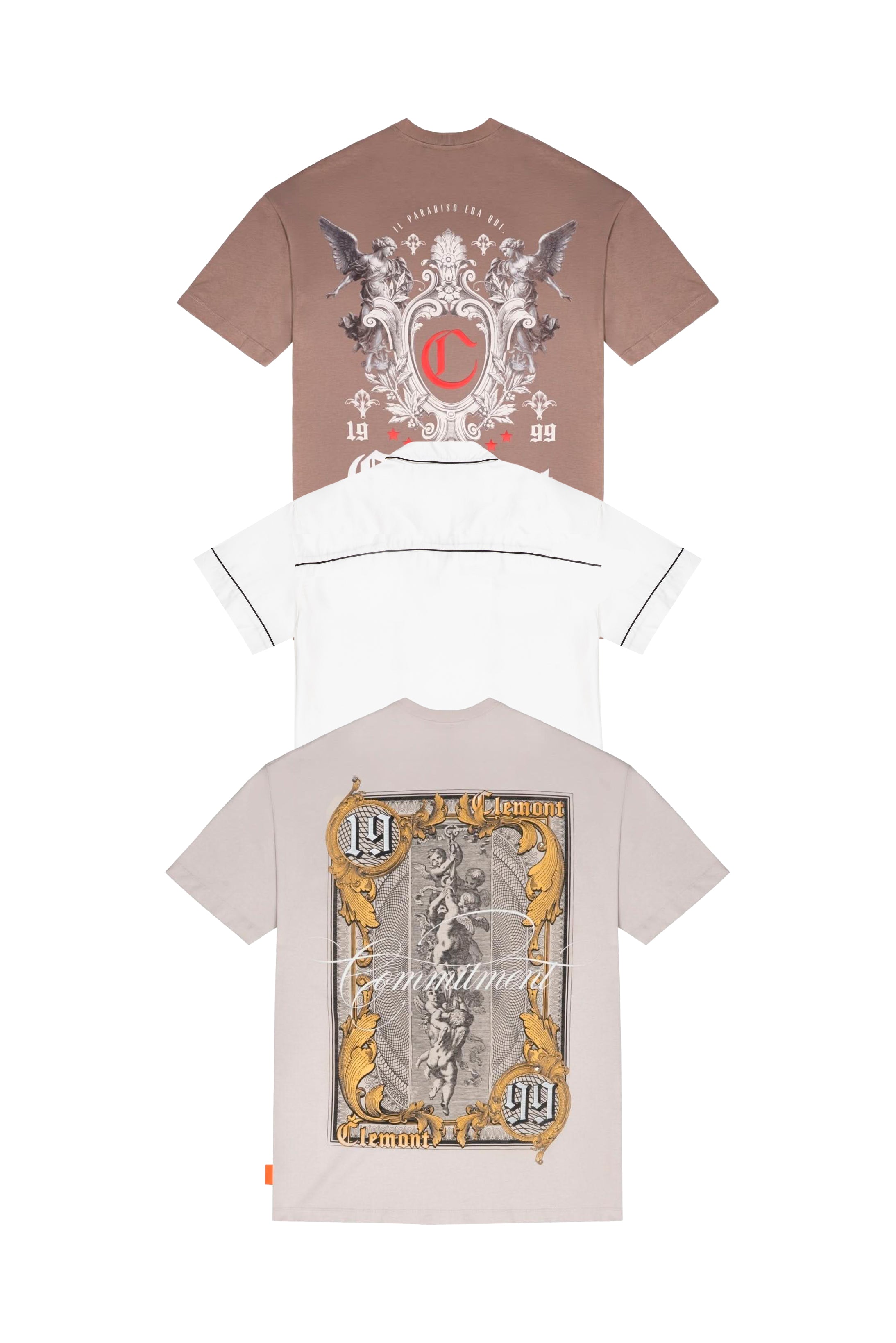 3PACK CAMISETAS HOMBRE CUPOLA CLEMONT