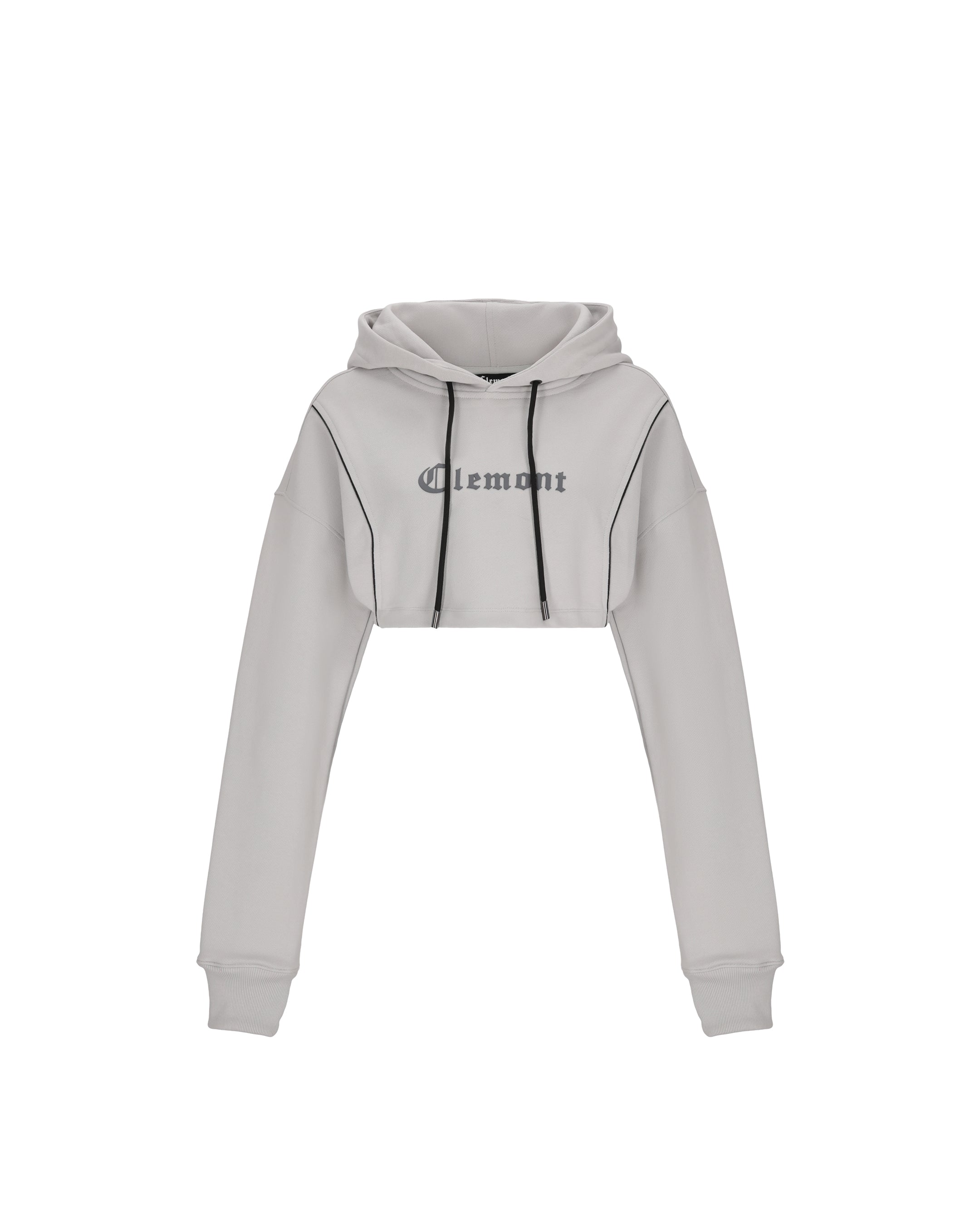 CROPPED HOODIE WOMEN VIGORE GREY CLEMONT