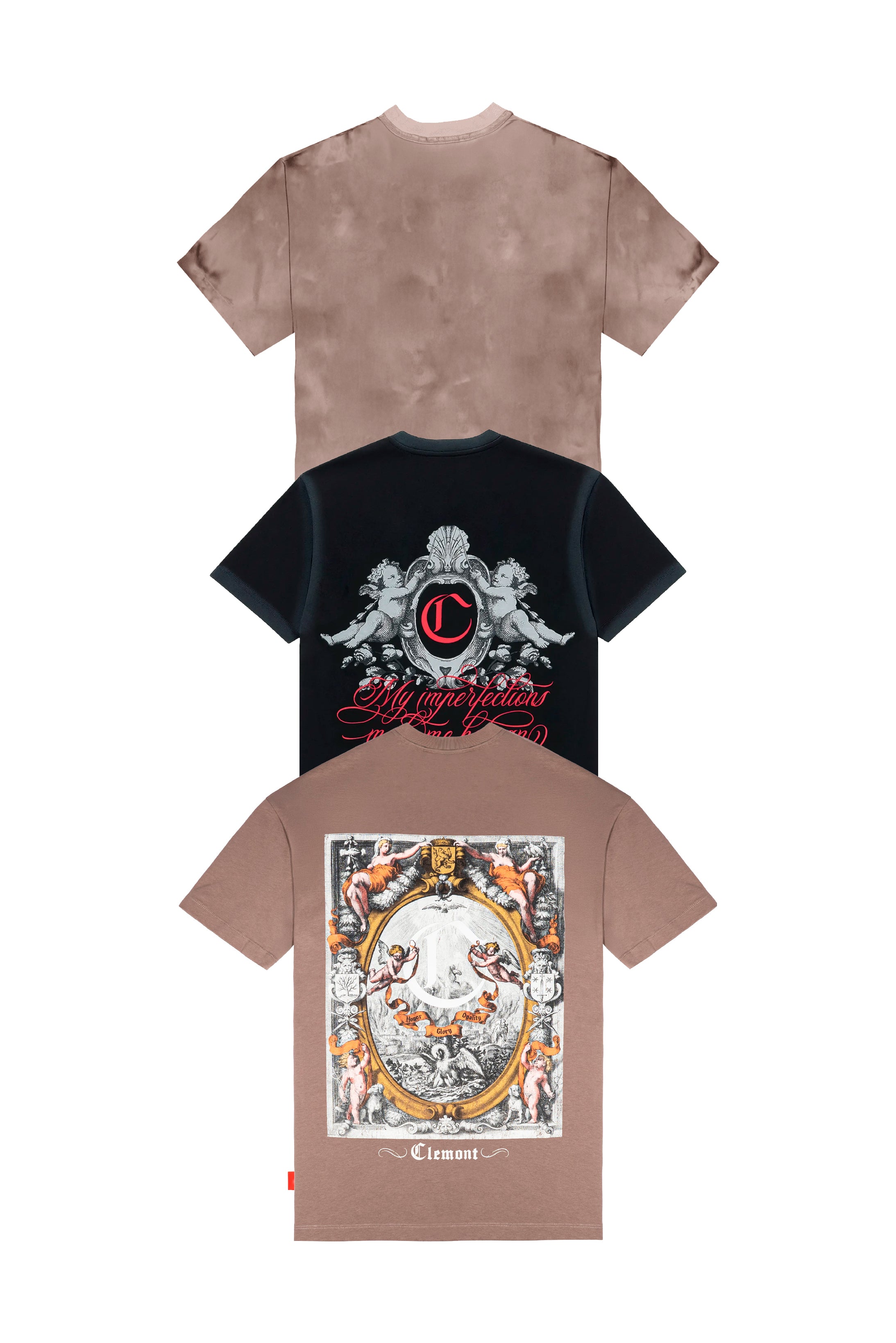 3PACK CAMISETAS HOMBRE INTAGLIO CLEMONT