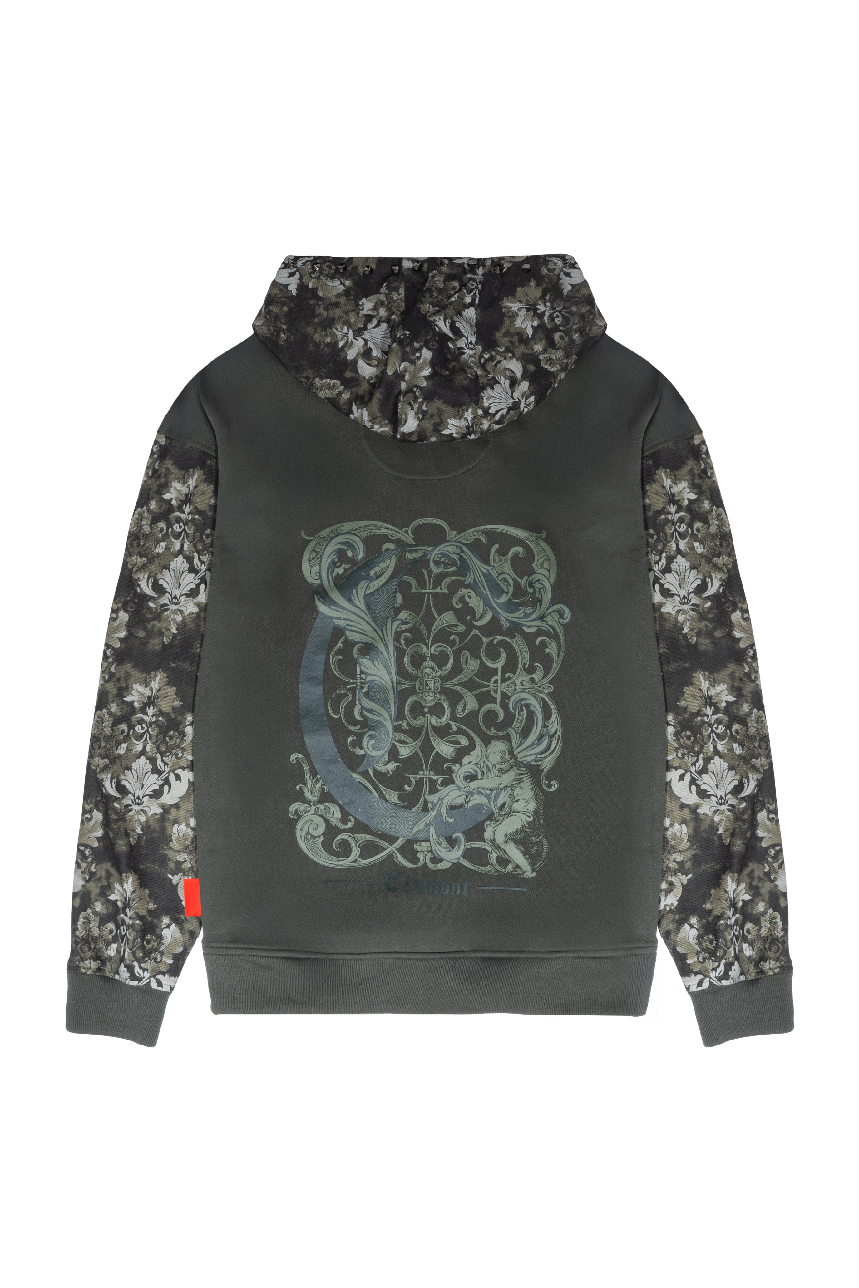 HOODIES HOMBRE INQUIETO VERDE OLIVA CLEMONT