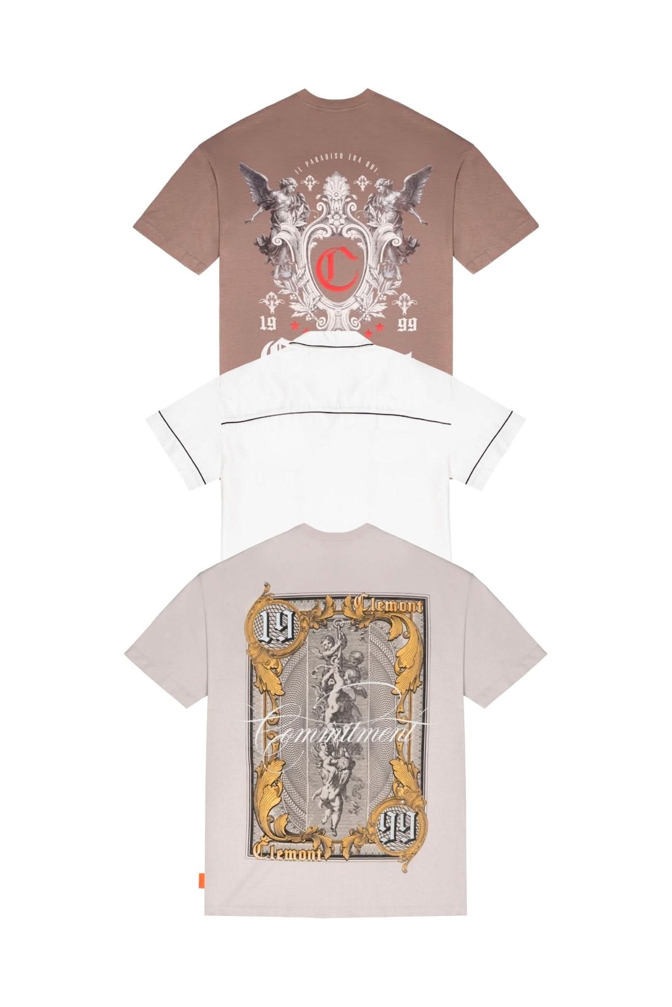 3PACK CAMISETAS HOMBRE CUPOLA CLEMONT - Clemont Oficial
