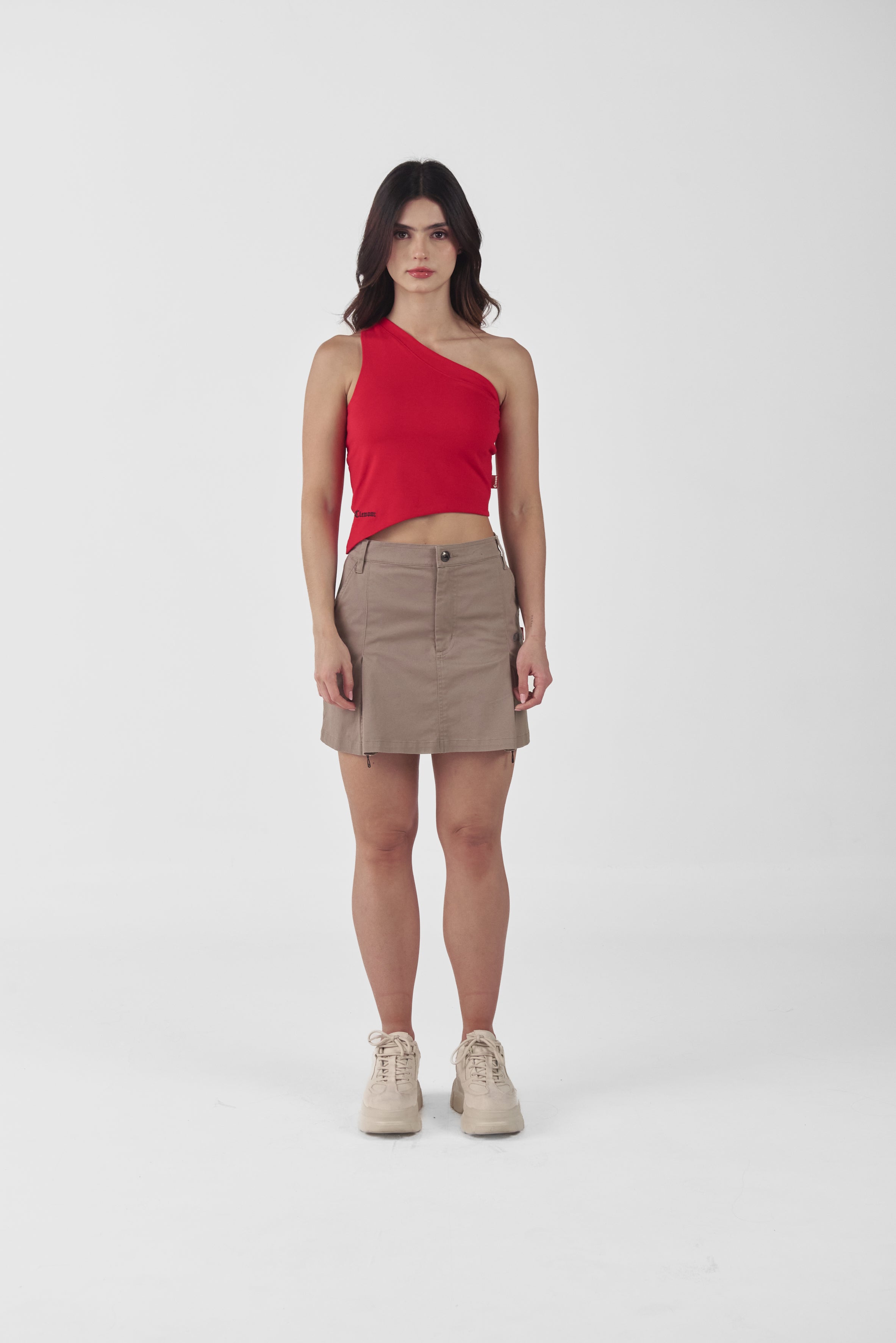 TANKTOP TRASPARENZA ROJO CLEMONT