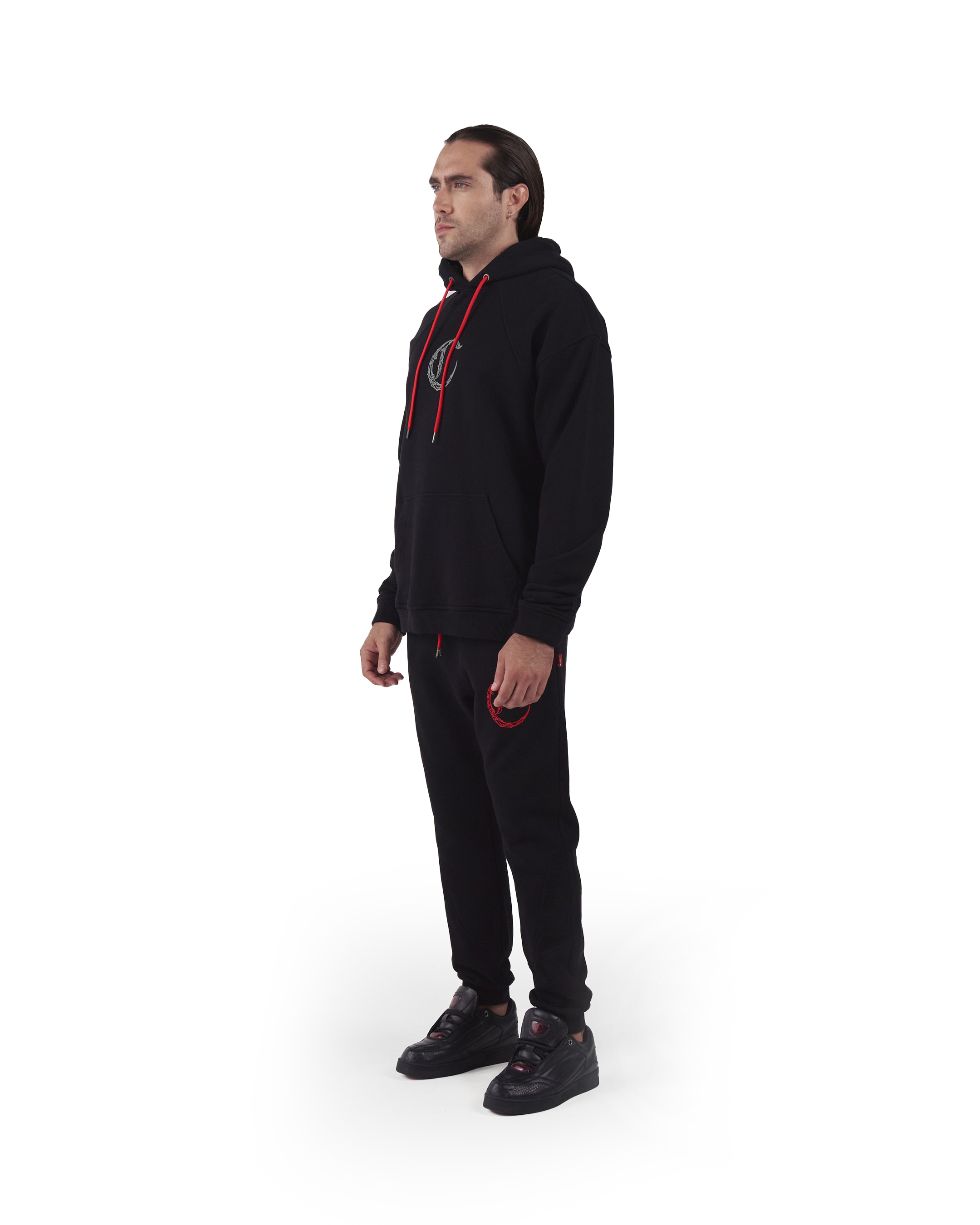 HOODIE CONOSCENZA NEGRO CLEMONT
