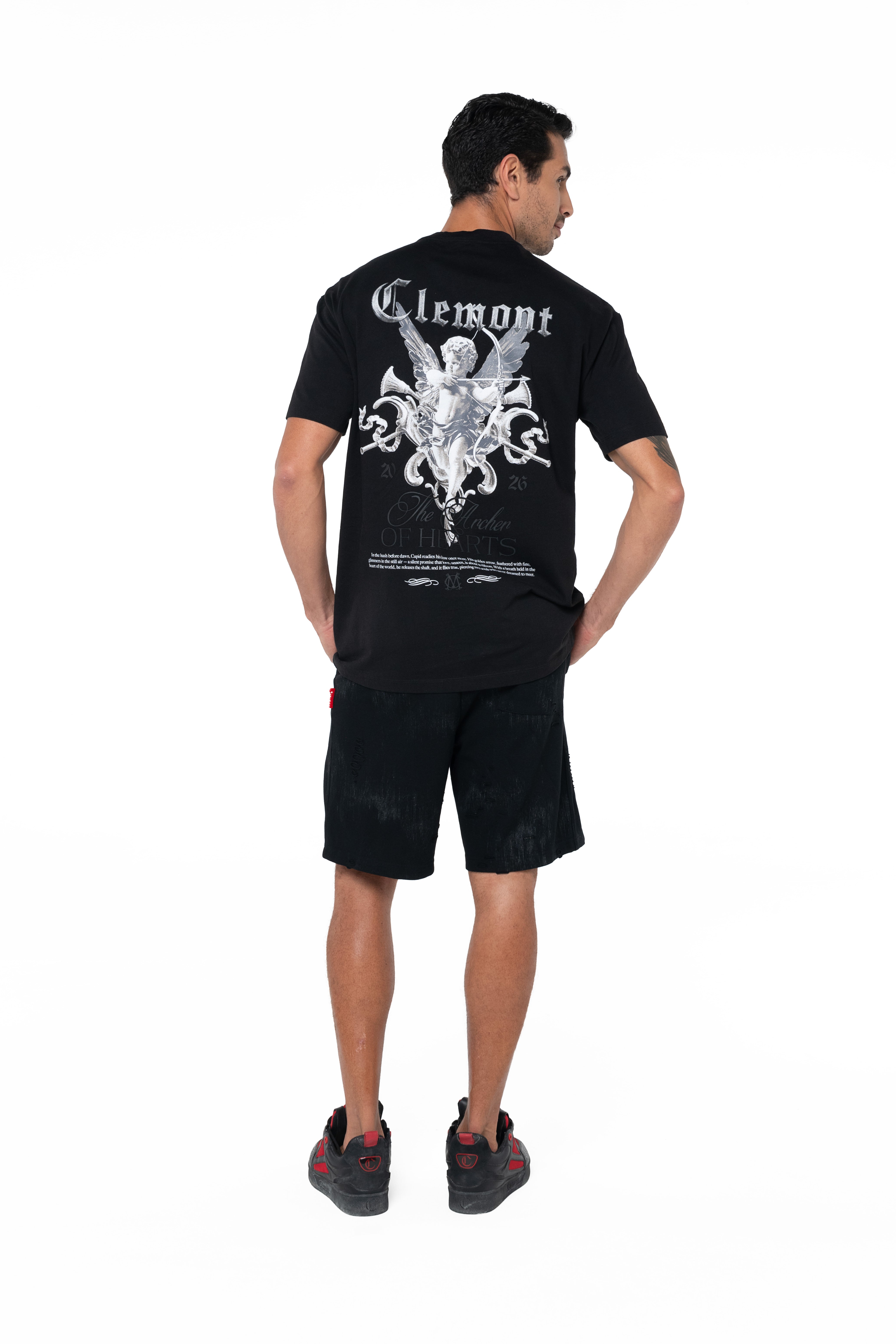 CAMISETA MASCULINA DIMORA NEGRO CLEMONT