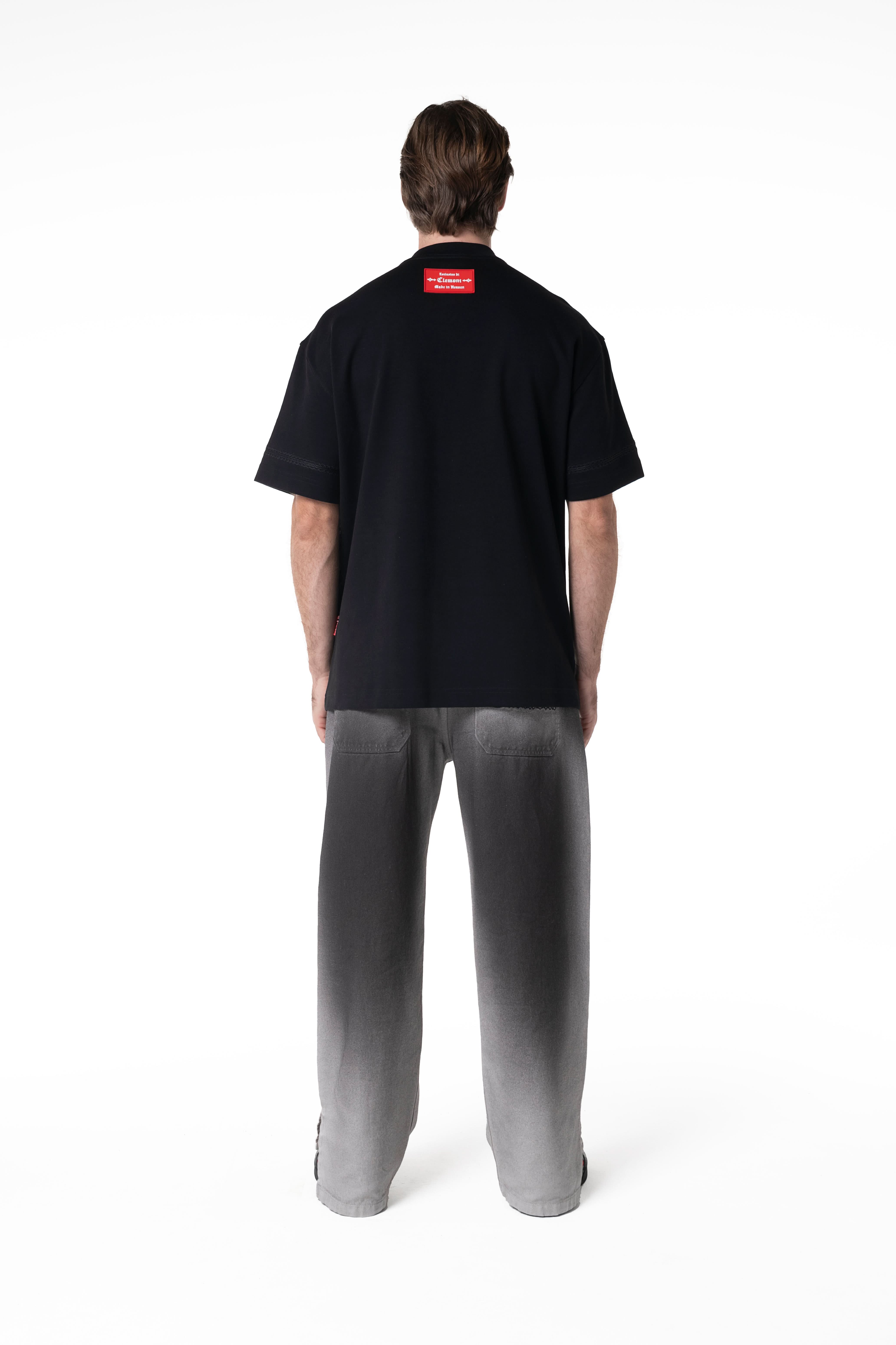 CAMISETA OVERSIZED HOMBRE GIUNCO NEGRO CLEMONT