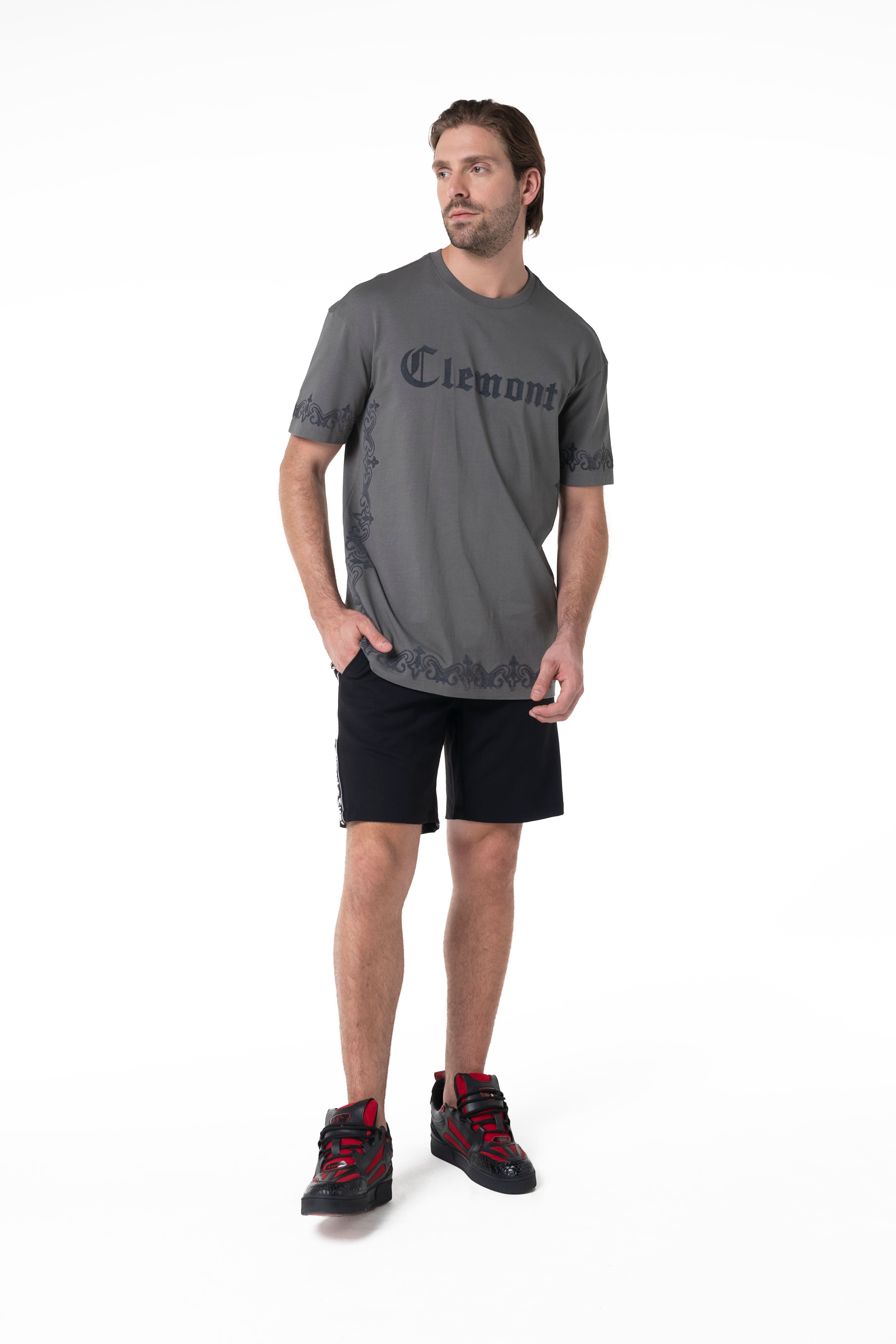 CAMISETA HOMBRE EDERA GRIS OSCURO CLEMONT
