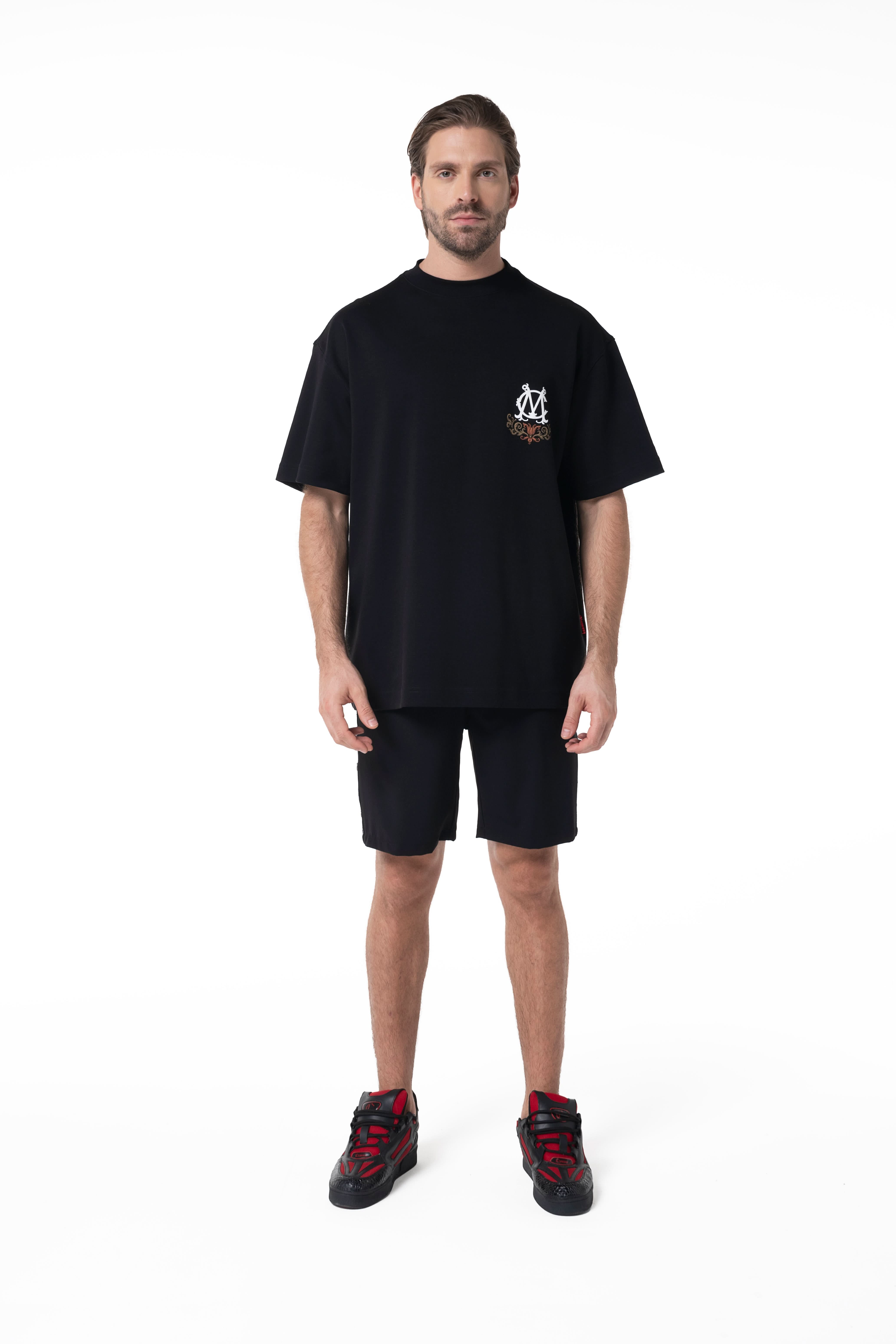 CAMISETA OVERSIZED HOMBRE ANNEGATO NEGRO CLEMONT