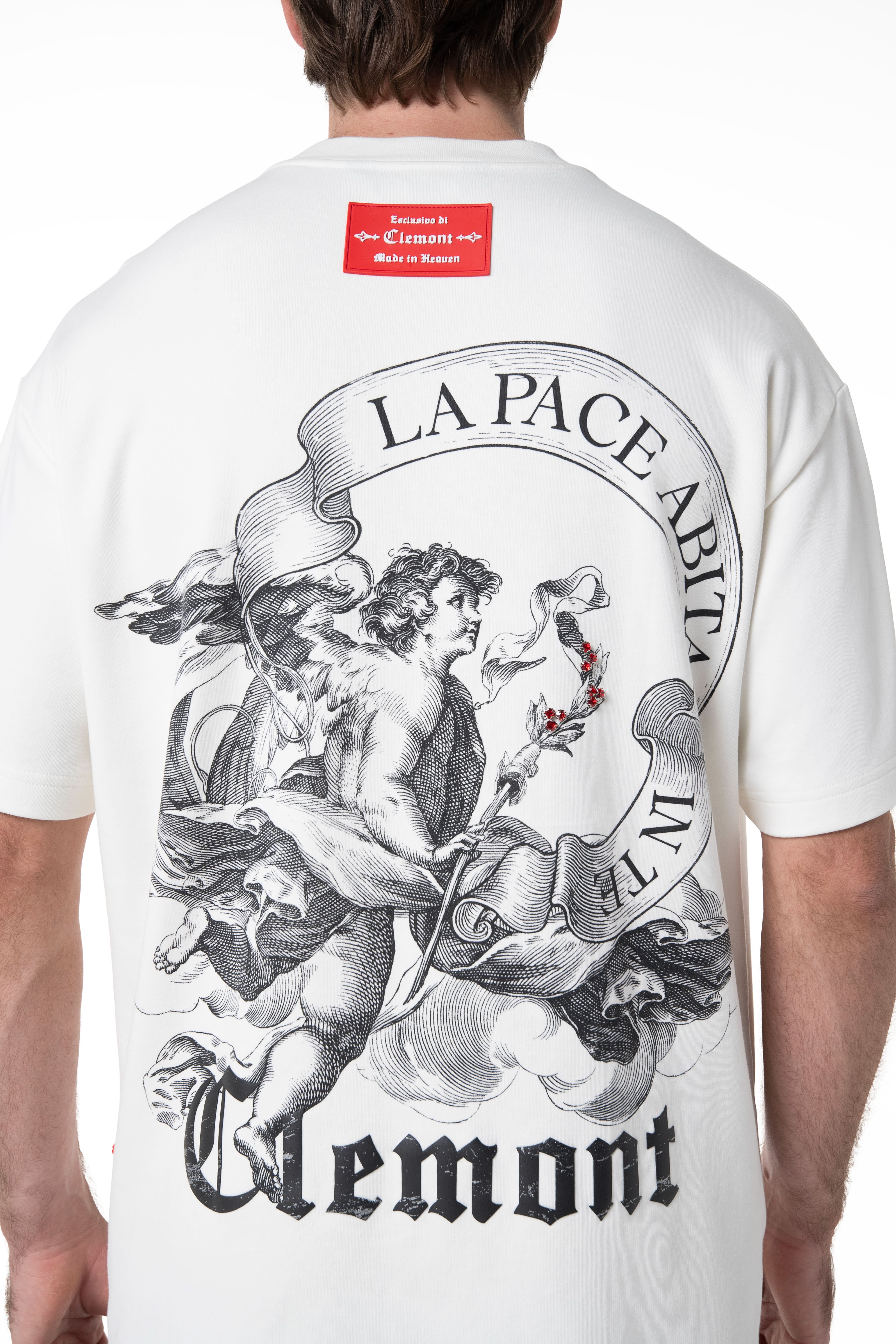 CAMISETA OVERSIZED HOMBRE LUSINGA CREMA CLEMONT