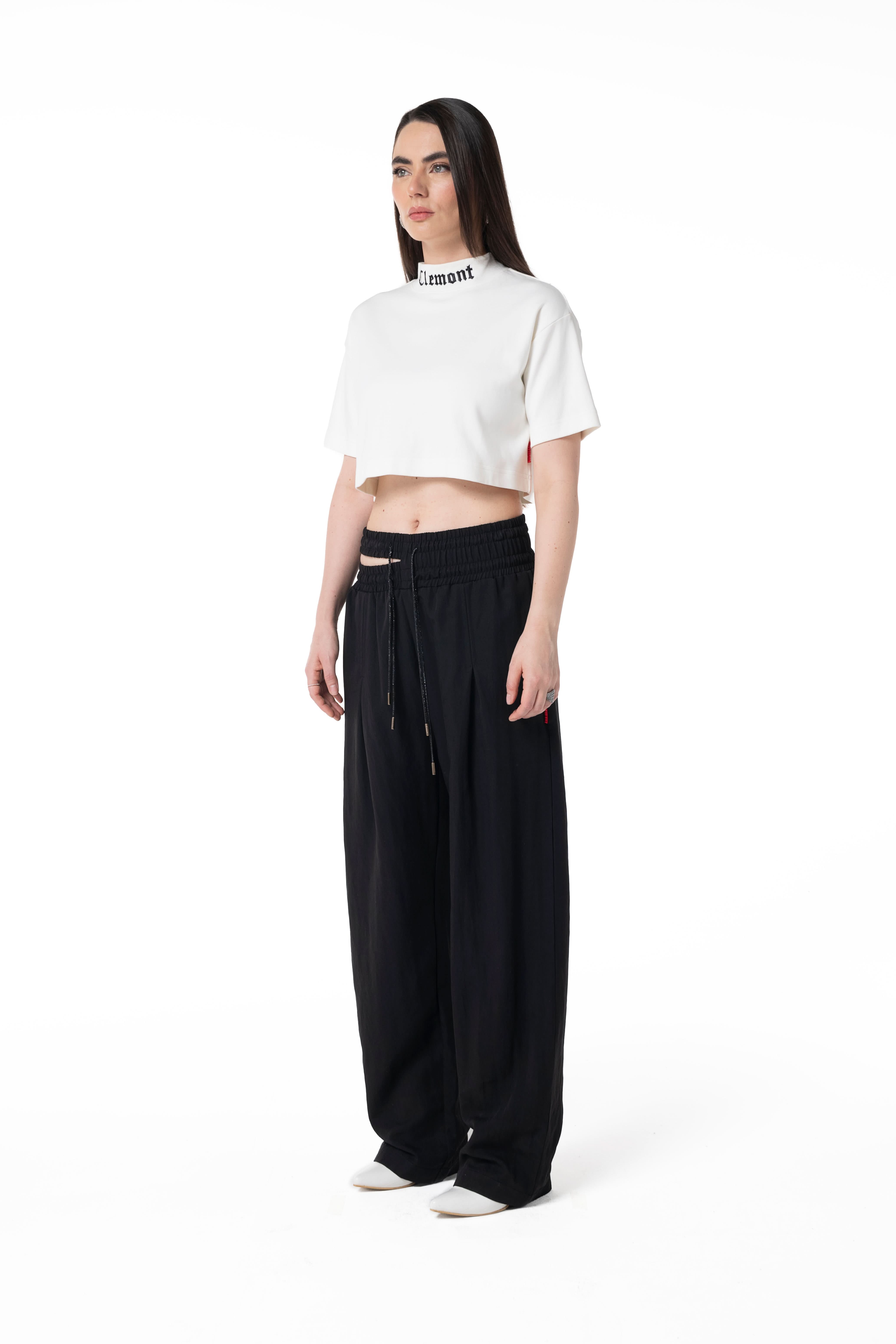 TOPS CORTOS MUJER SERAFINA CREMA CLEMONT