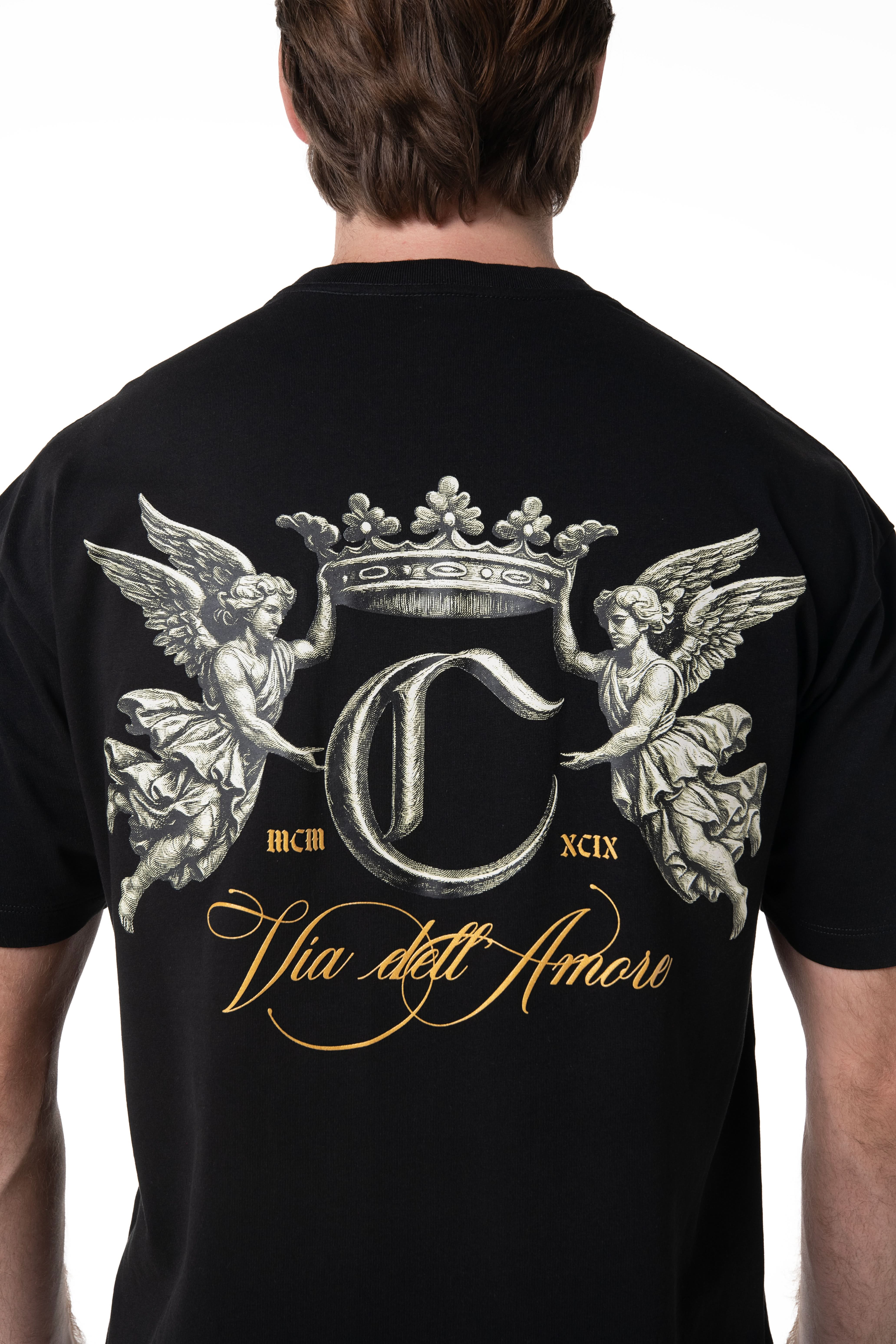 CAMISETA HOMBRE ADERIRE NEGRO CLEMONT