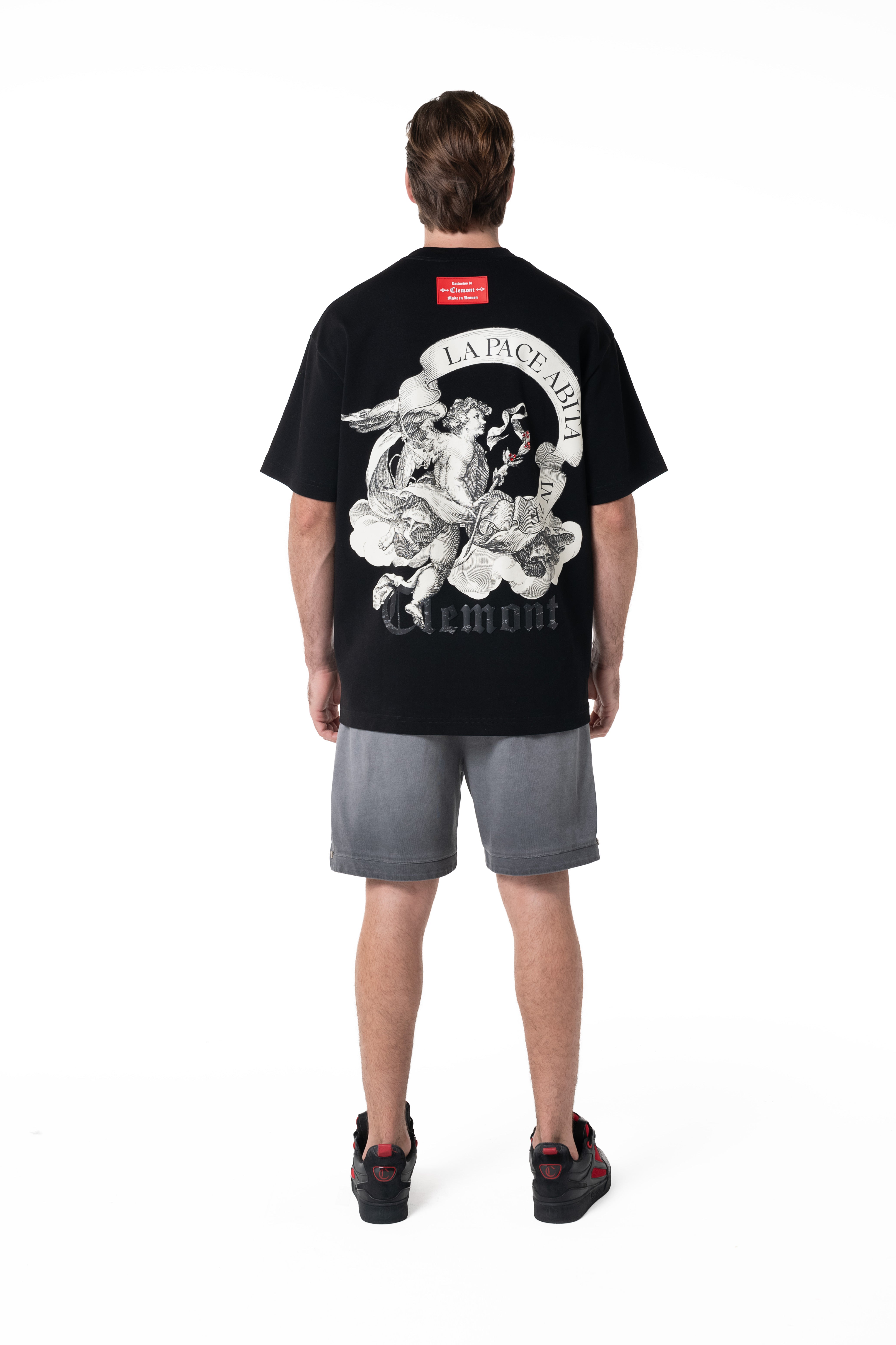 CAMISETA OVERSIZED HOMBRE LUSINGA NEGRO CLEMONT