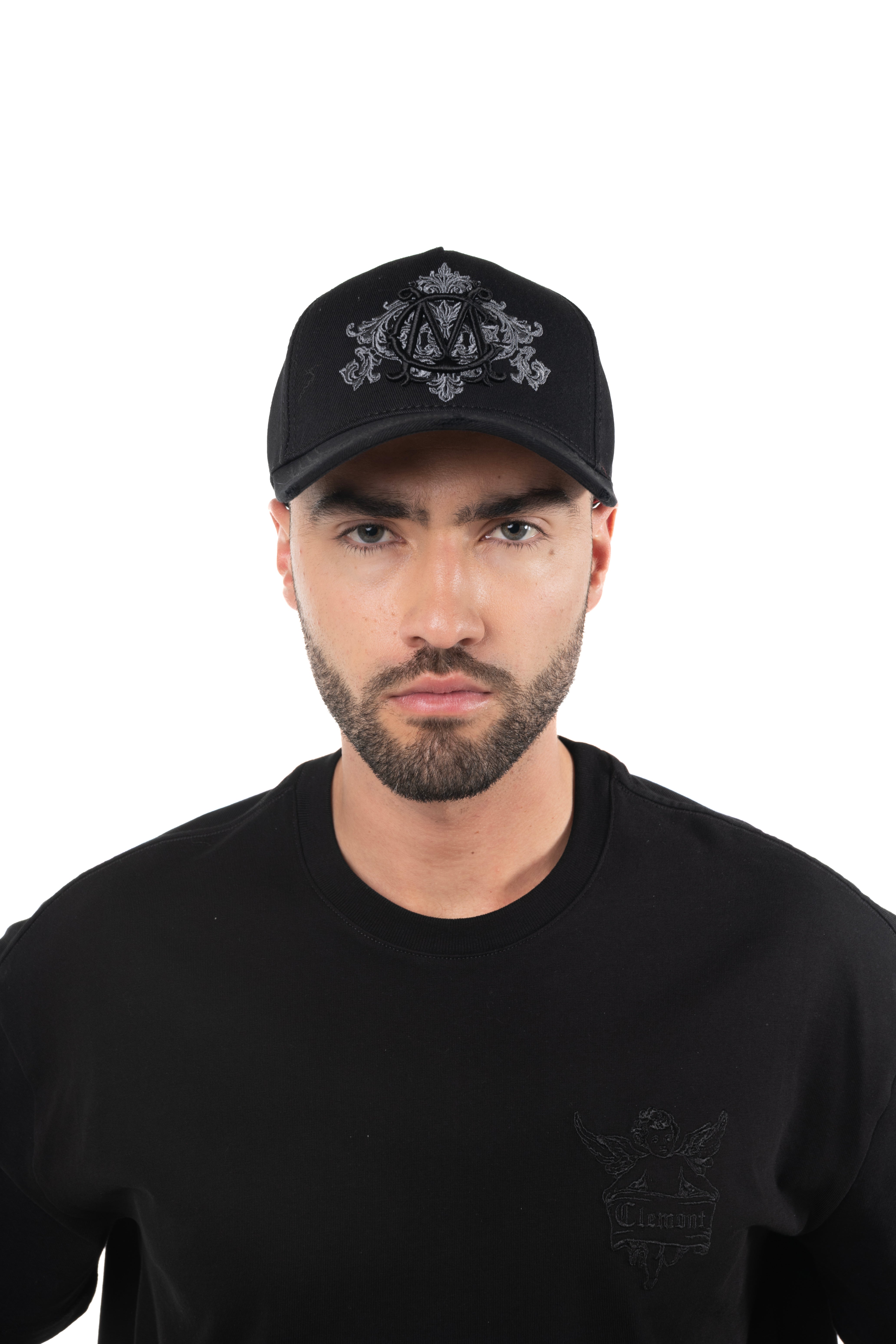 GORRA INTARSIO NEGRO CLEMONT