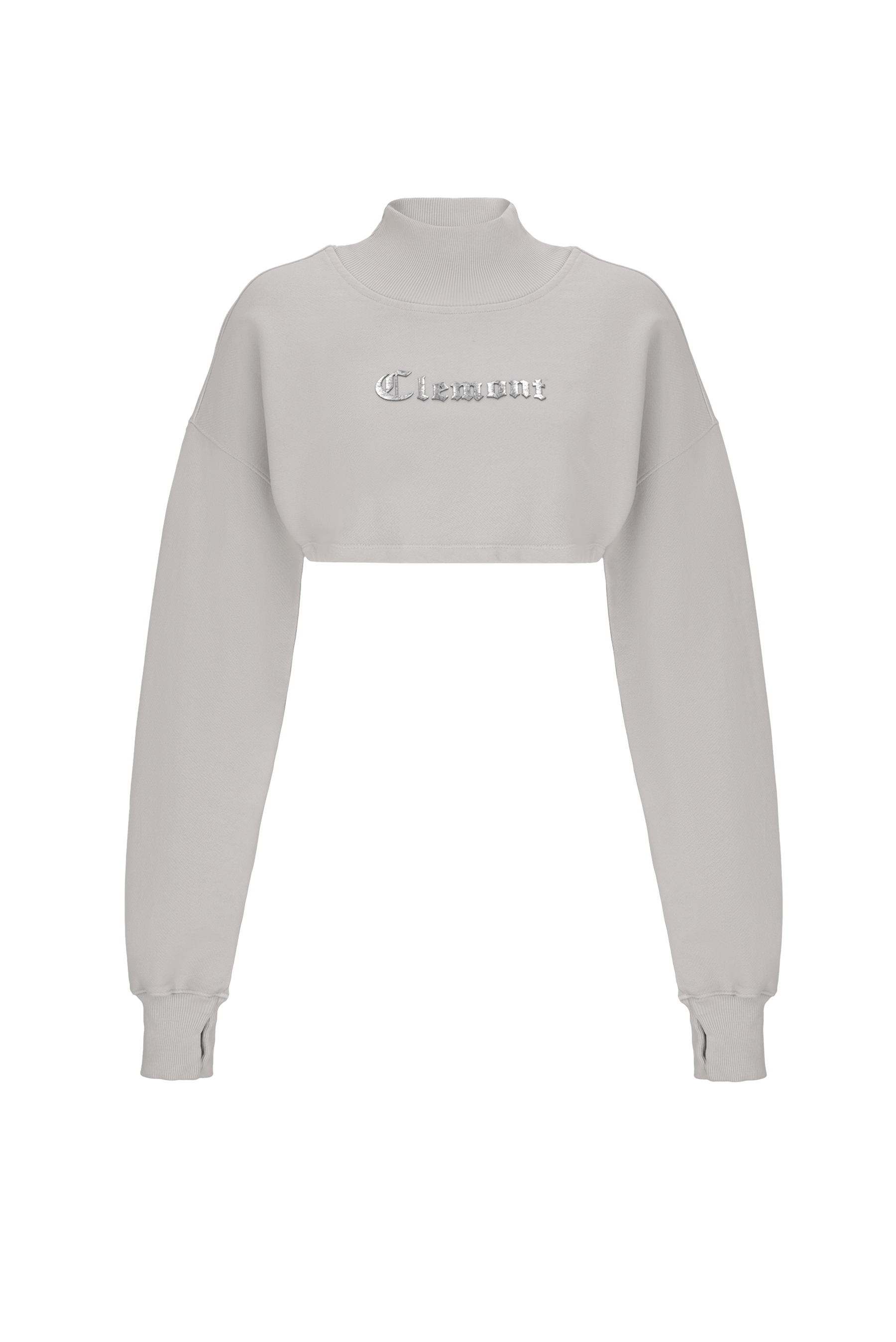 CROPPED SWEATER WOMEN BELLEZZA GREY CLEMONT
