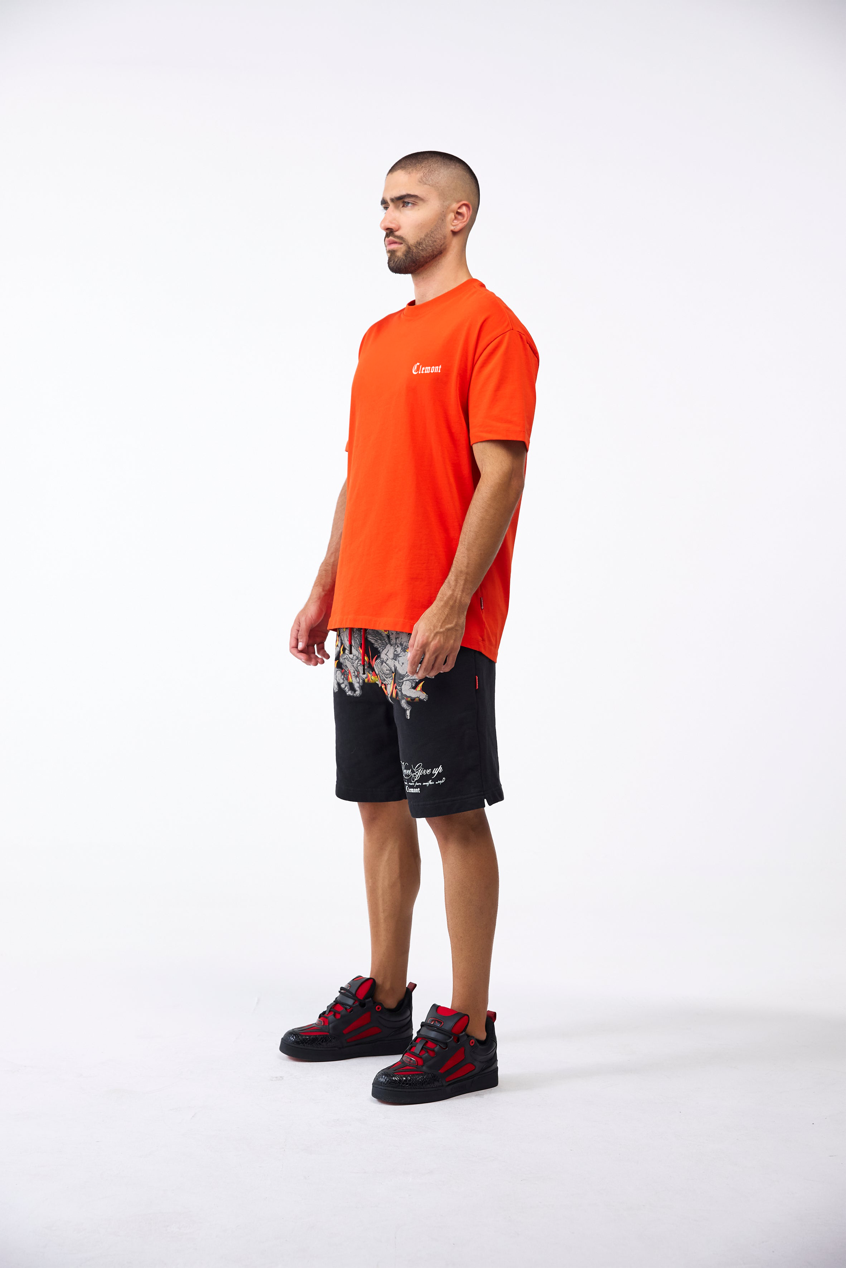 CAMISETA MASCULINO GRAFFIO ROJO CLEMONT