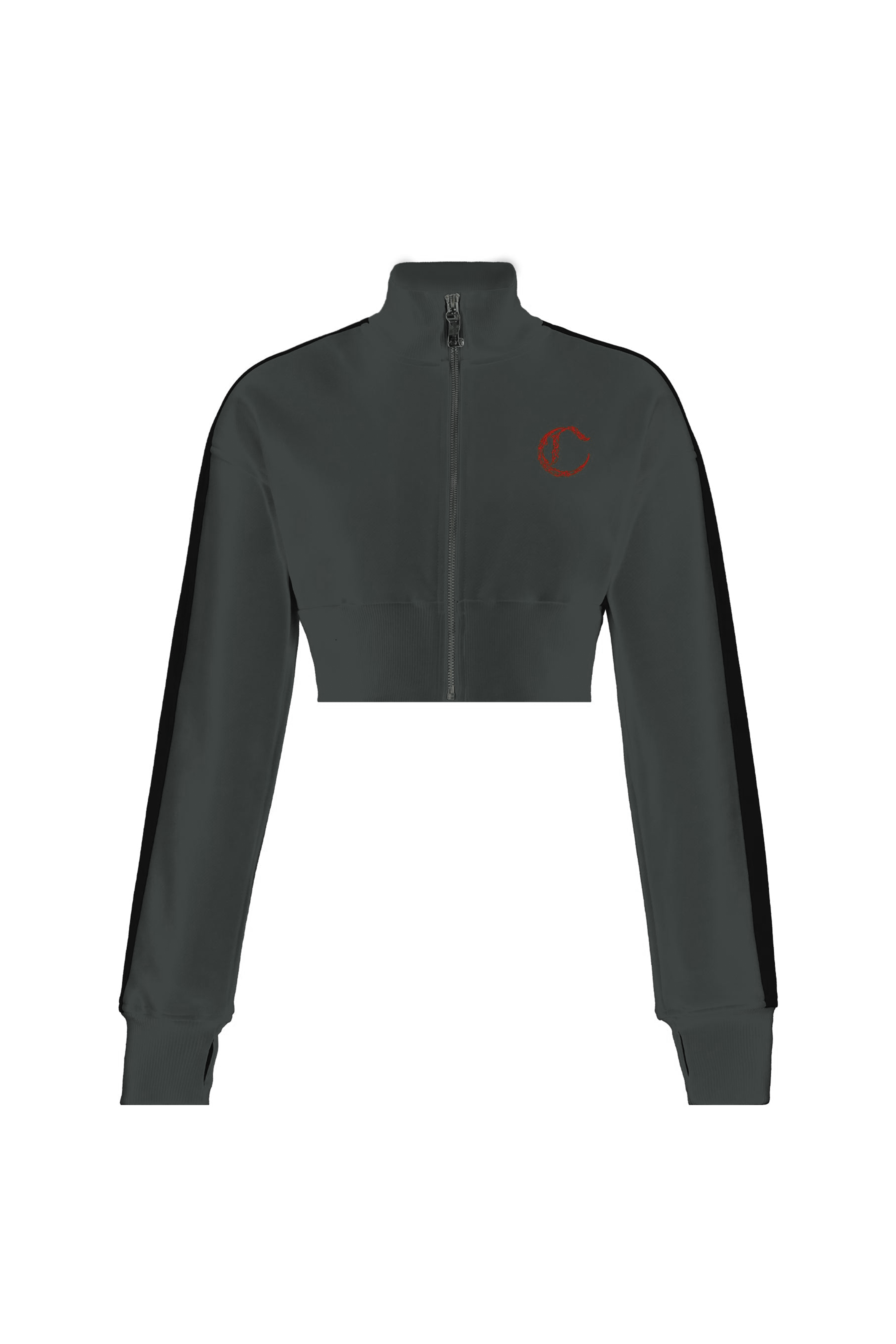 CROPPED SWEATER WOMEN  ILLUSTRE OLIVE GREEN  CLEMONT