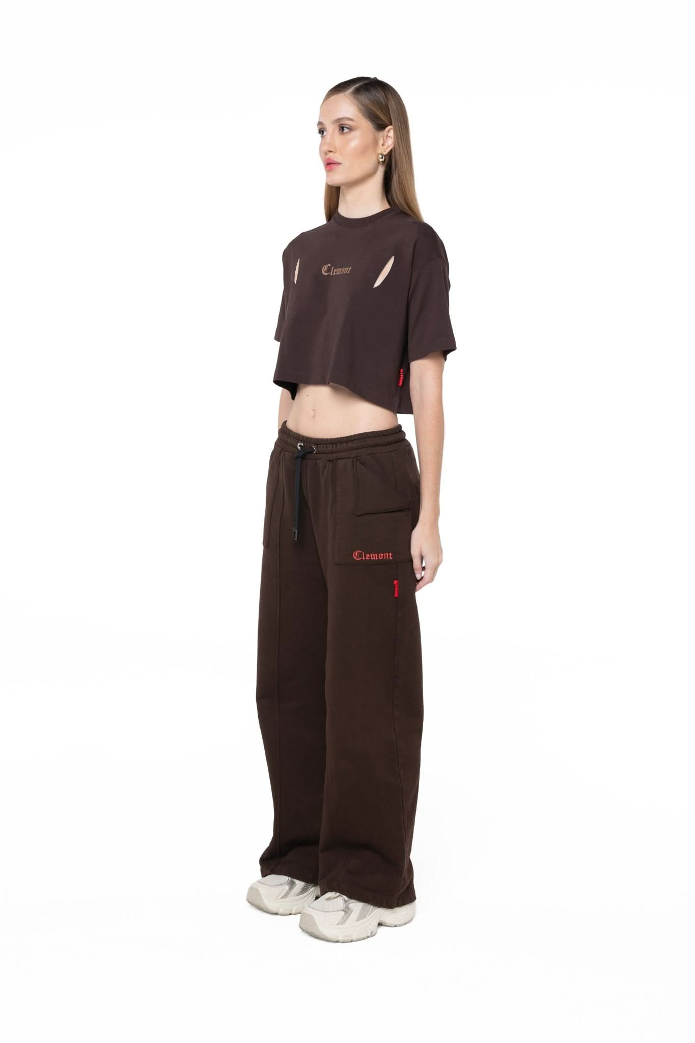 CROP TOP OVERSIZED MUJER RISTORO MOCCA CLEMONT