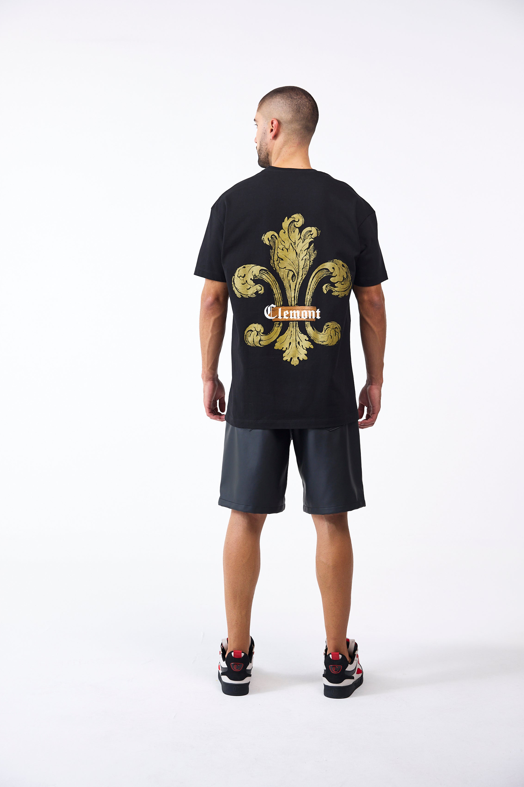 CAMISETA MASCULINO SOSPIRO NEGRO CLEMONT