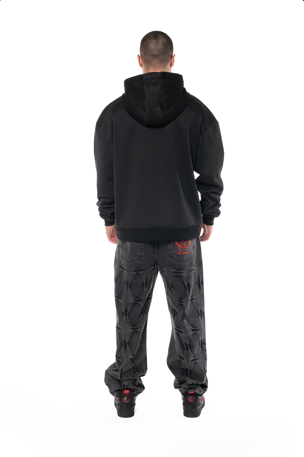 HOODIE MASCULINO DECADUTO NEGRO CLEMONT