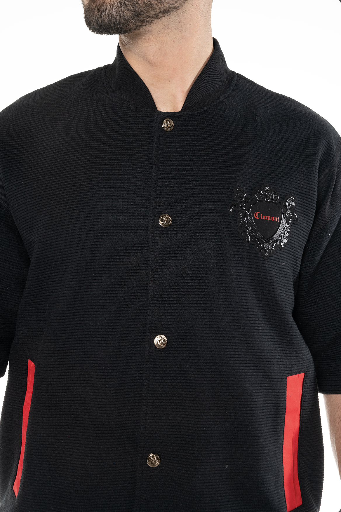 CAMISA MASCULINA ISTANA NEGRO CLEMONT