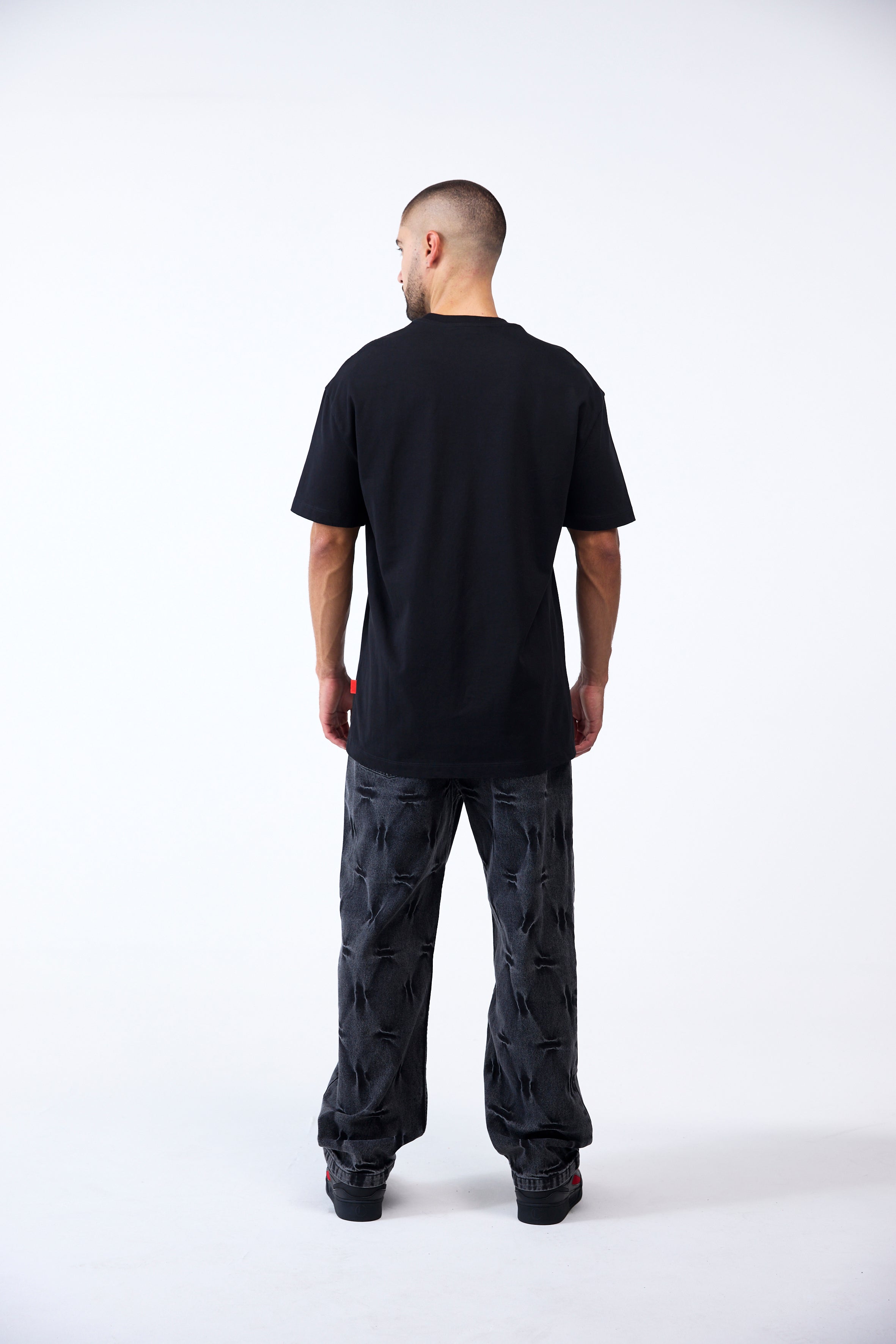 3PACK Masculino Vendetta Negro/Gris Oscuro/Rojo