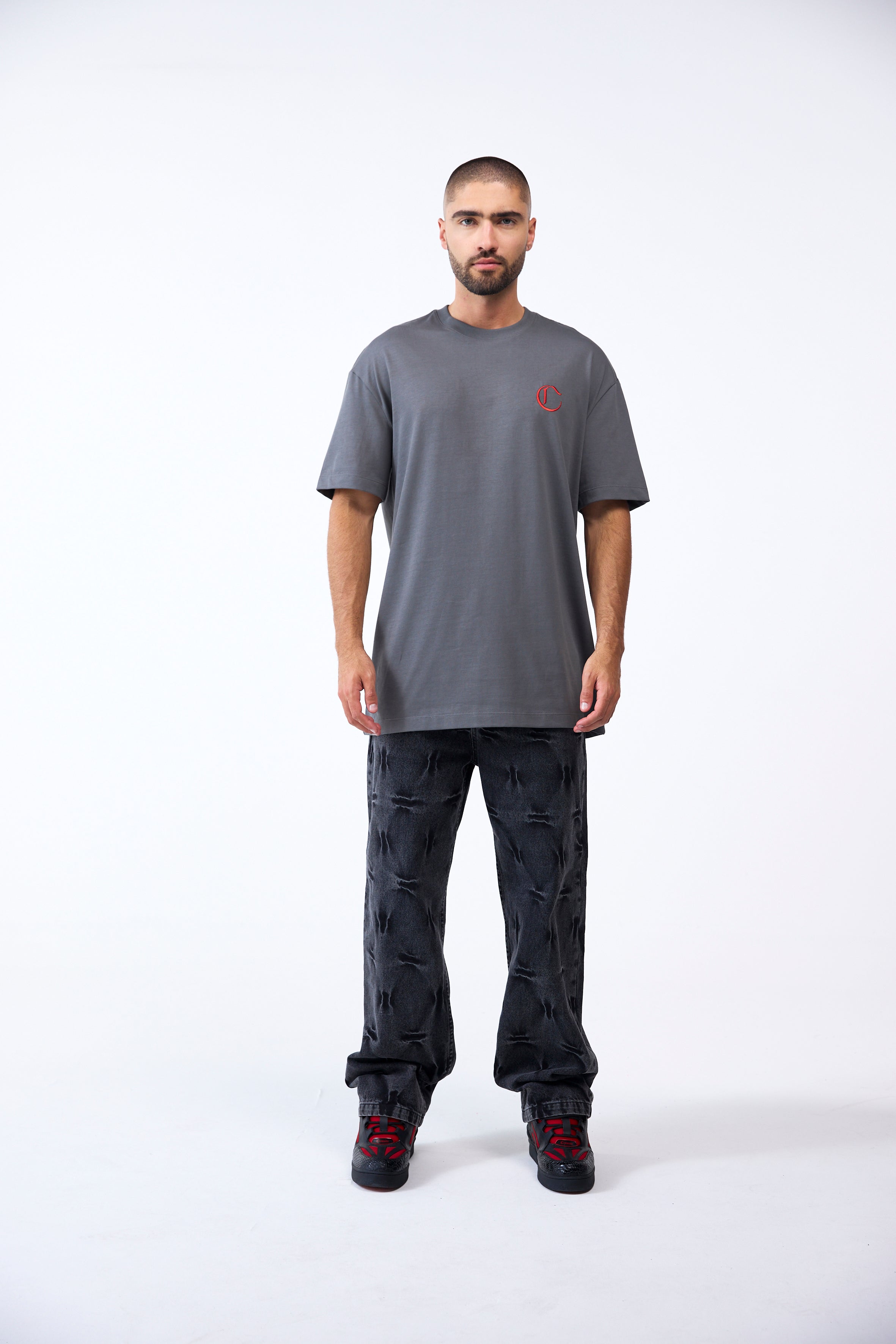 3-PACK MEN'S VENDETTA BLACK/DARK GREY/CLEMONT RED