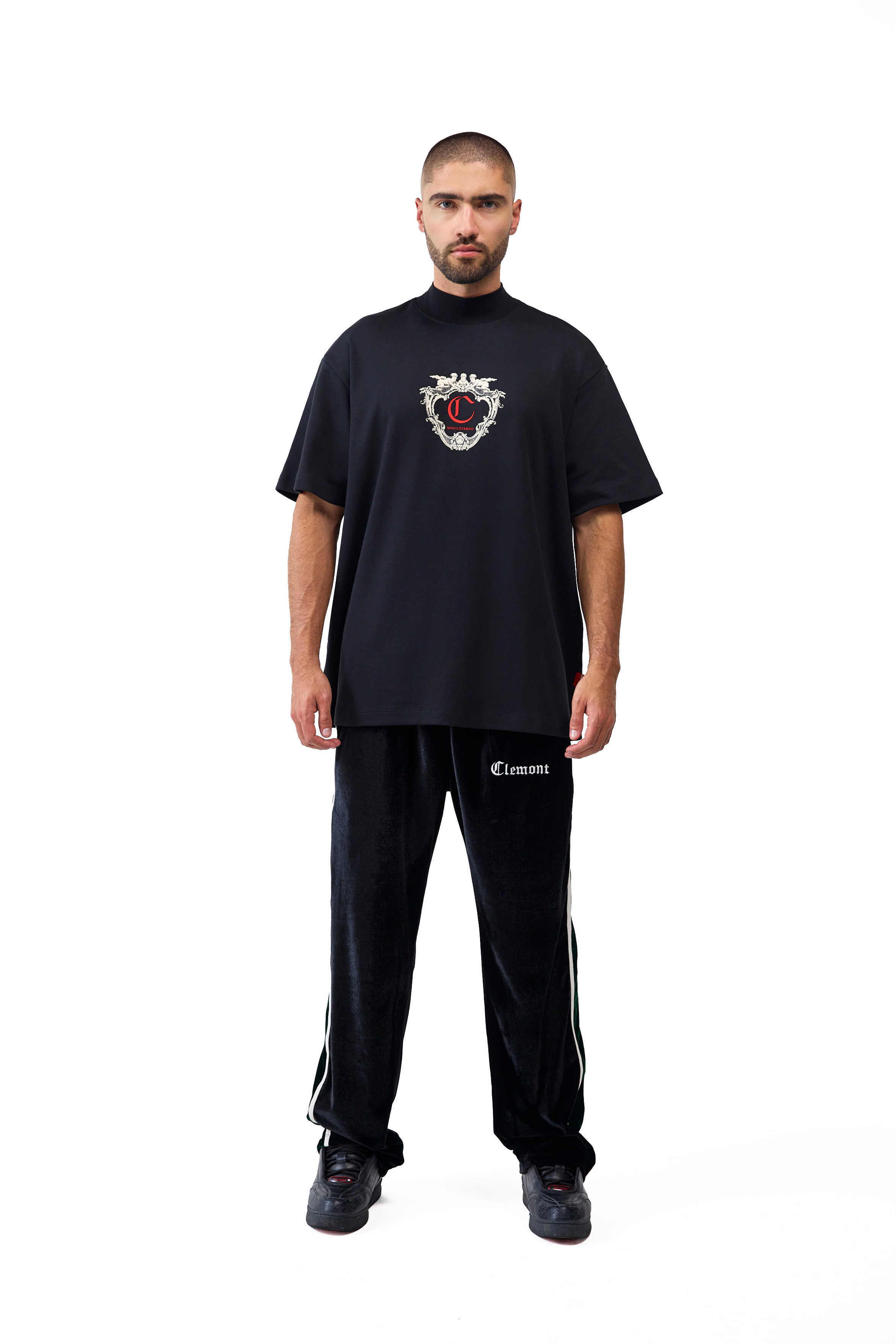 CAMISETA OVERSIZED MASCULINO MIRABILE NEGRO CLEMONT