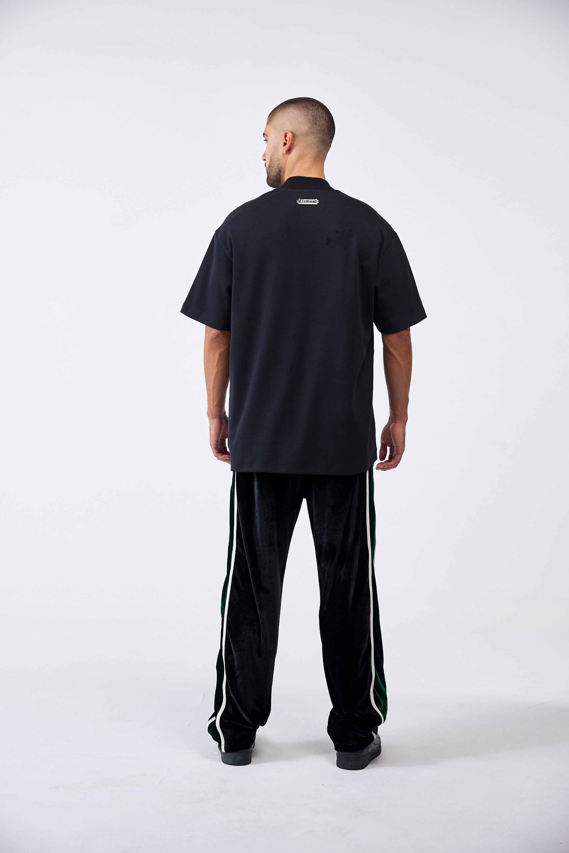 CAMISETA OVERSIZED MASCULINO MIRABILE NEGRO CLEMONT