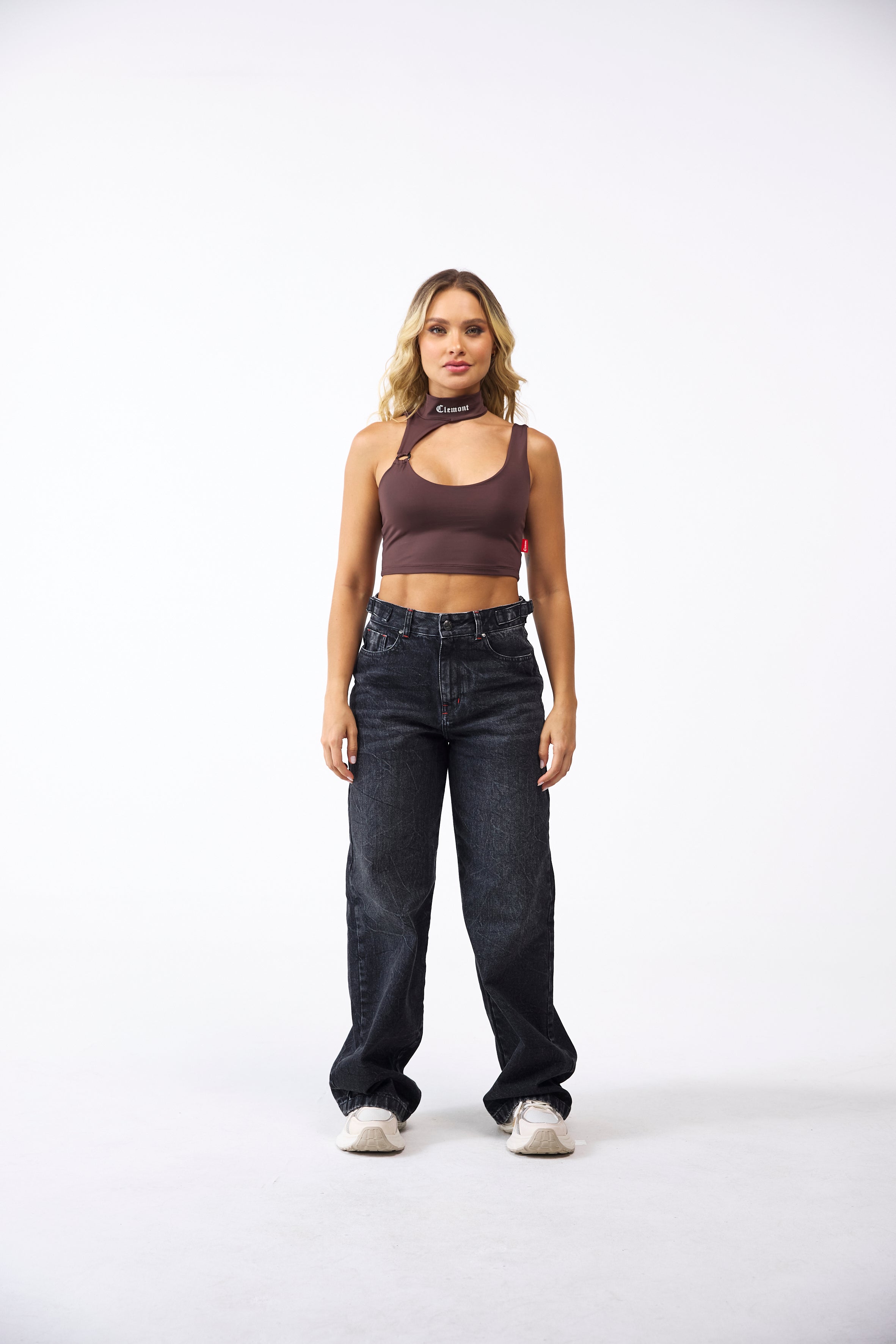 TOP MUJER ASCESA MOCCA CLEMONT