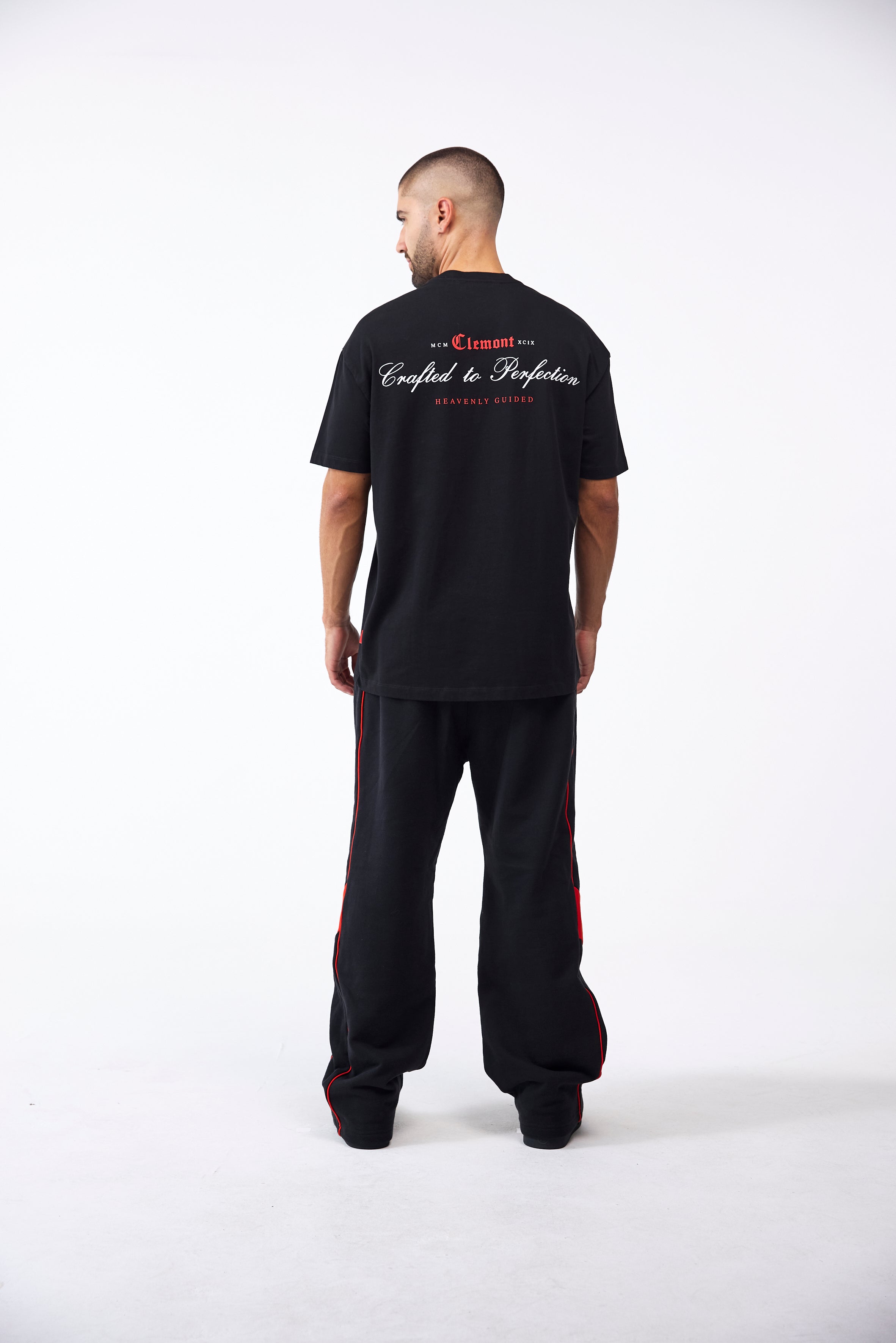 CAMISETA MASCULINO GRAFFIO NEGRO CLEMONT