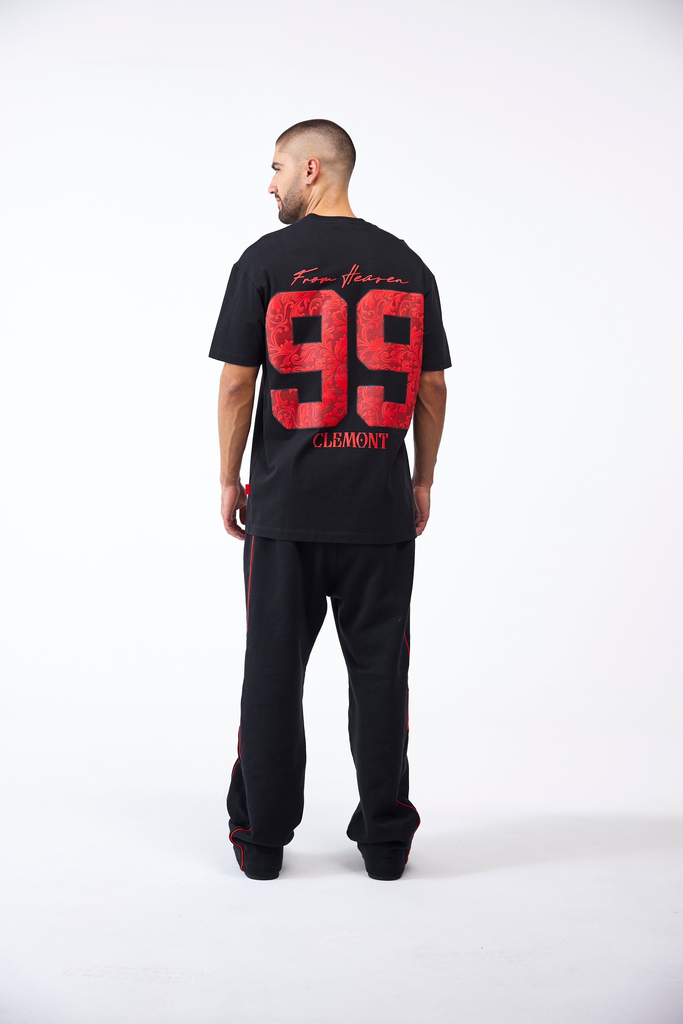 CAMISETA MASCULINO OMISSIONE NEGRO CLEMONT