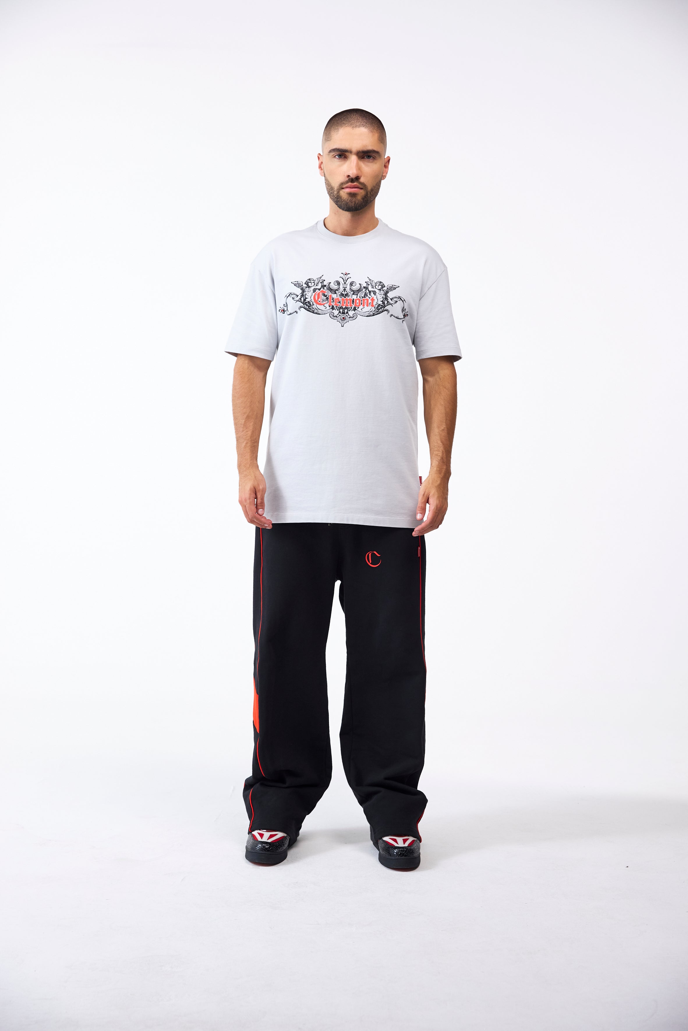 CAMISETA MASCULINO CREAZIONE GRIS CLEMONT