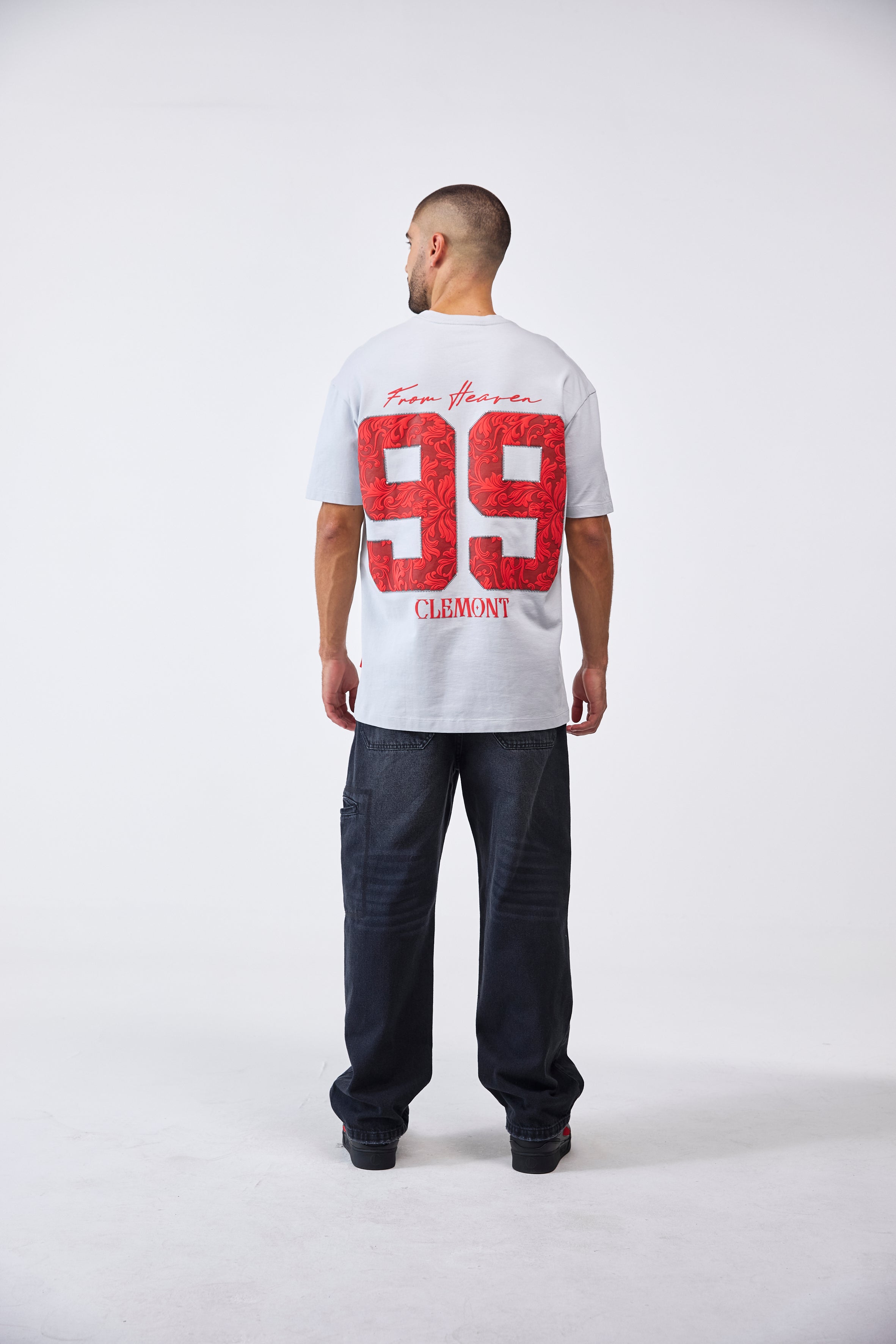 CAMISETA MASCULINO OMISSIONE GRIS CLEMONT