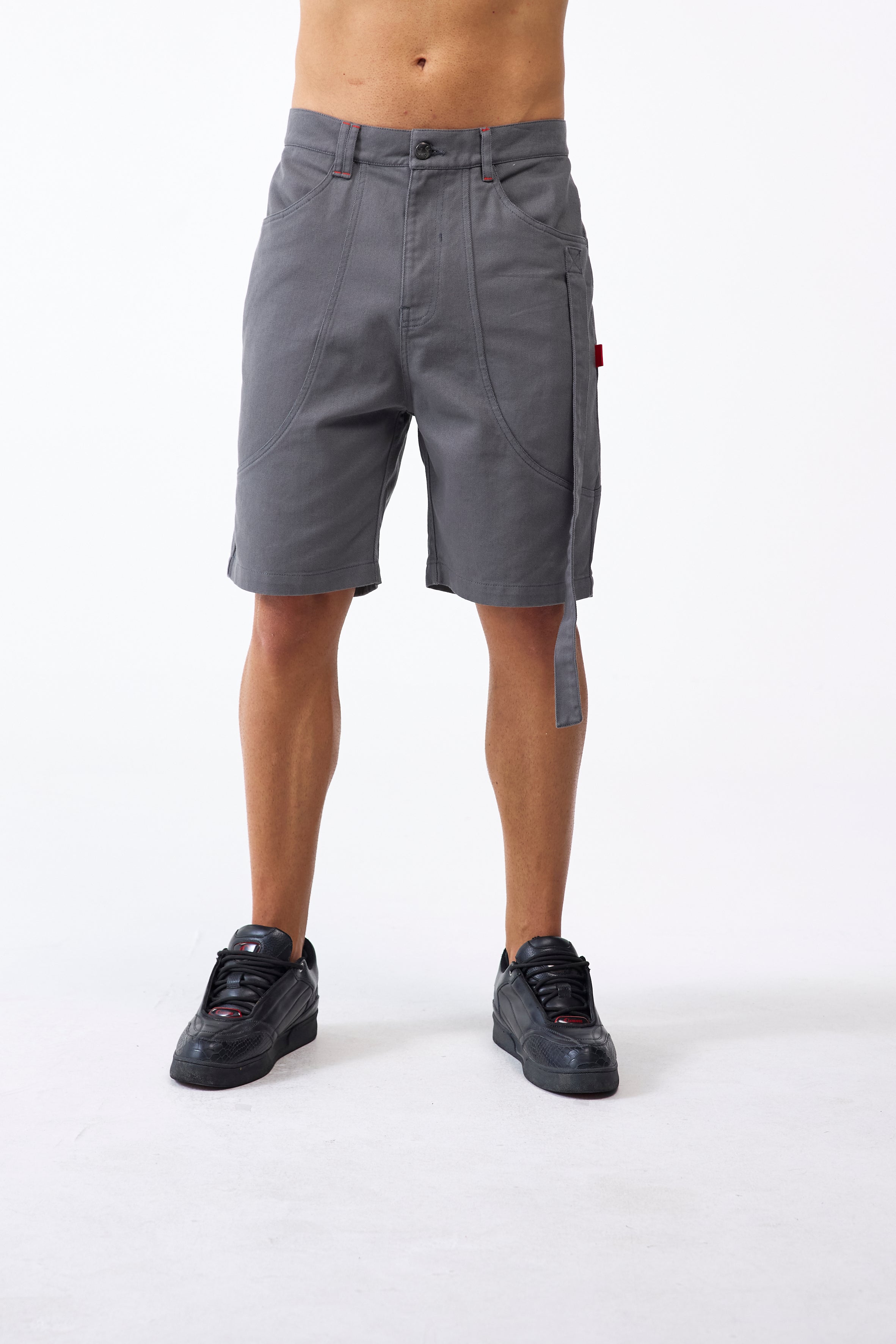 BERMUDA DRILL MASCULINO VANTAGGIO GRIS OSCURO CLEMONT