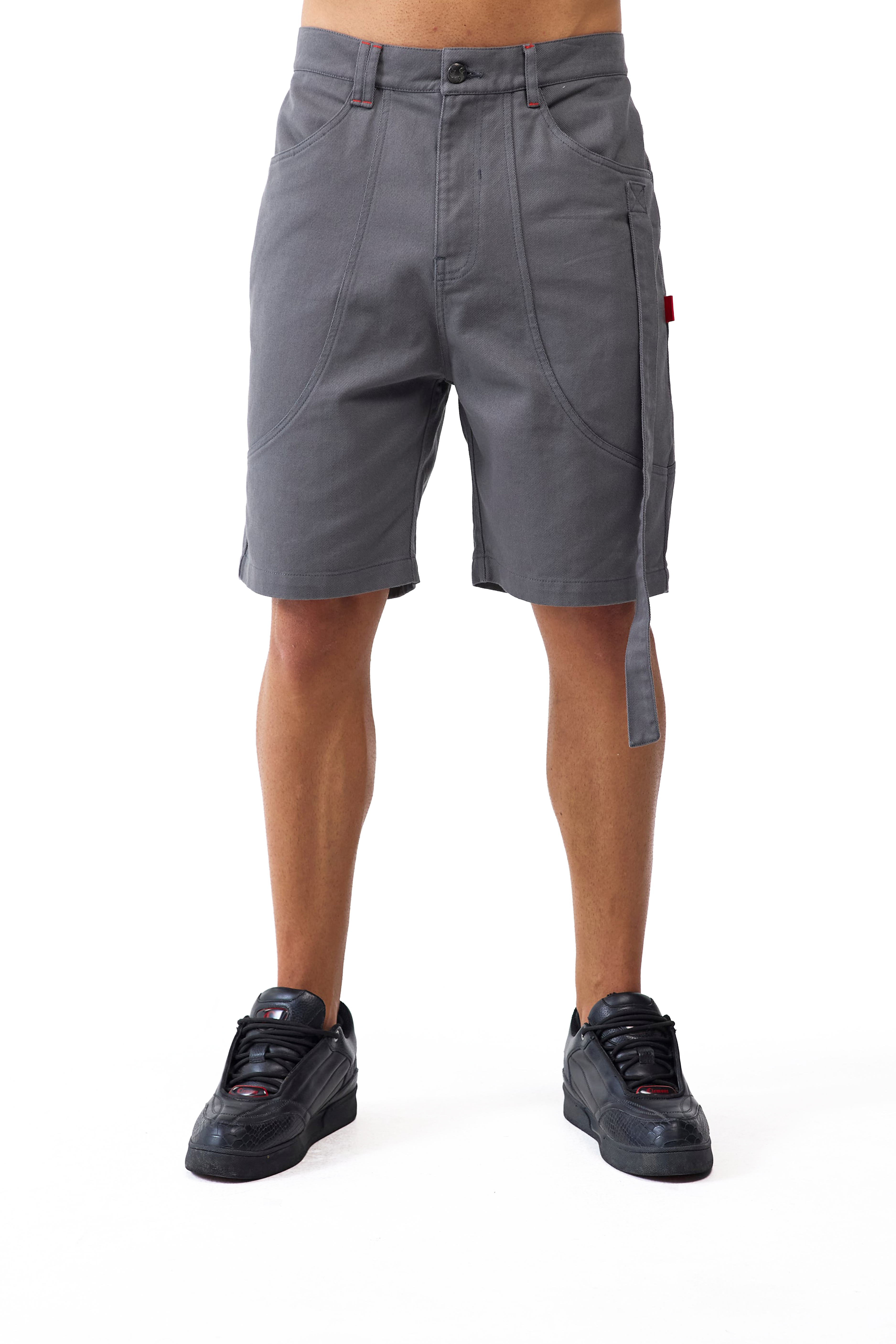 BERMUDA DRILL MASCULINO VANTAGGIO GRIS OSCURO CLEMONT