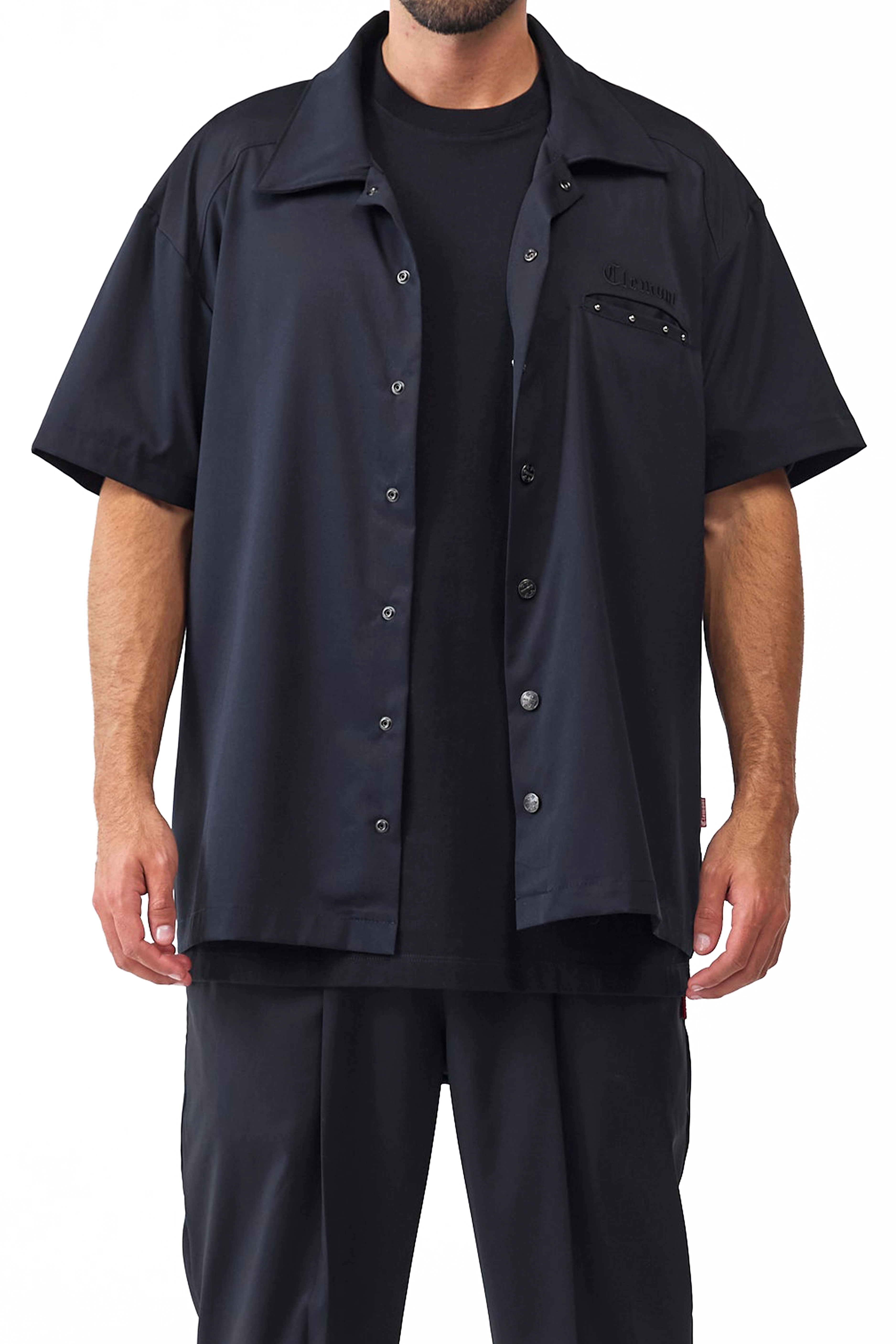 CAMISA MASCULINO RIVELAZIONE NEGRO CLEMONT