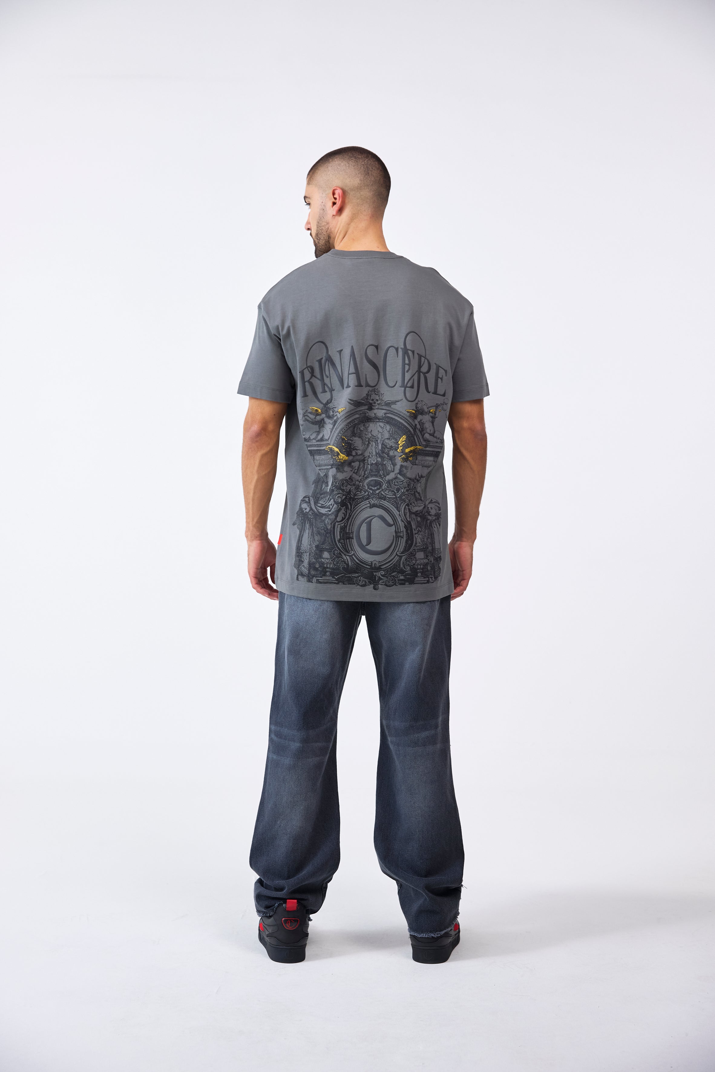 CAMISETA MASCULINO BRUMALE GRIS OSCURO CLEMONT
