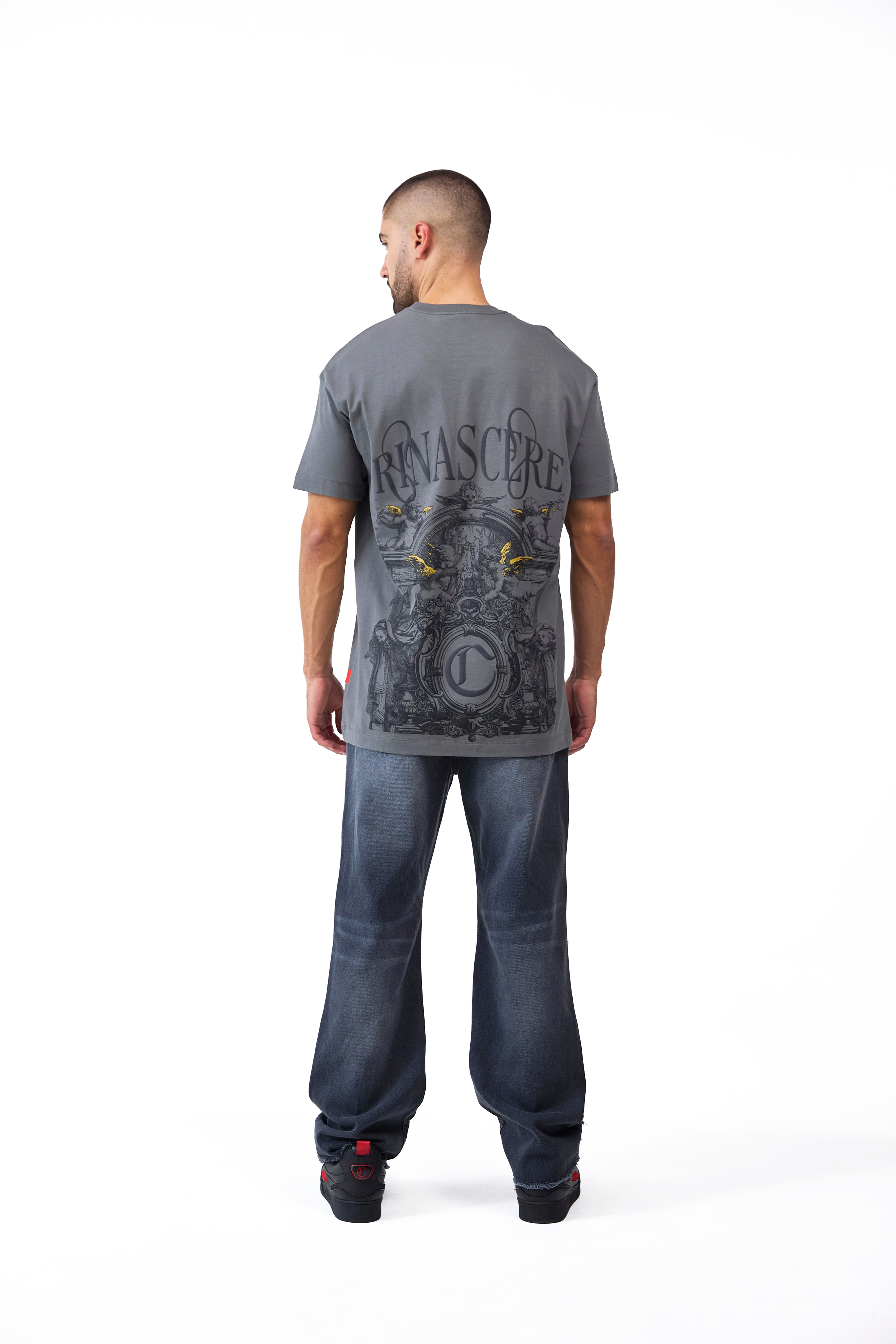 CAMISETA MASCULINO BRUMALE GRIS OSCURO CLEMONT