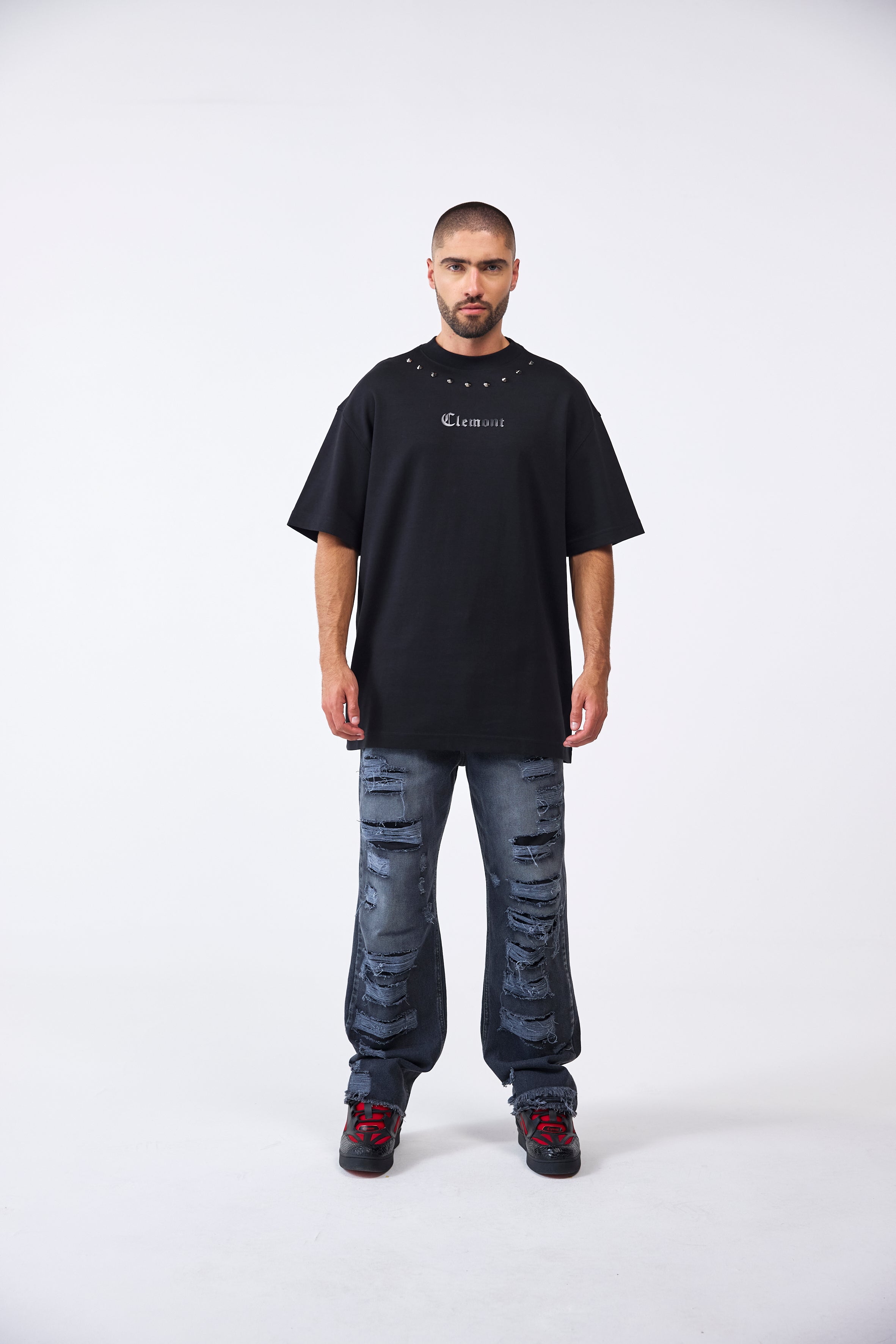 CAMISETA OVERSIZED MASCULINO METAMORFOSI NEGRO CLEMONT