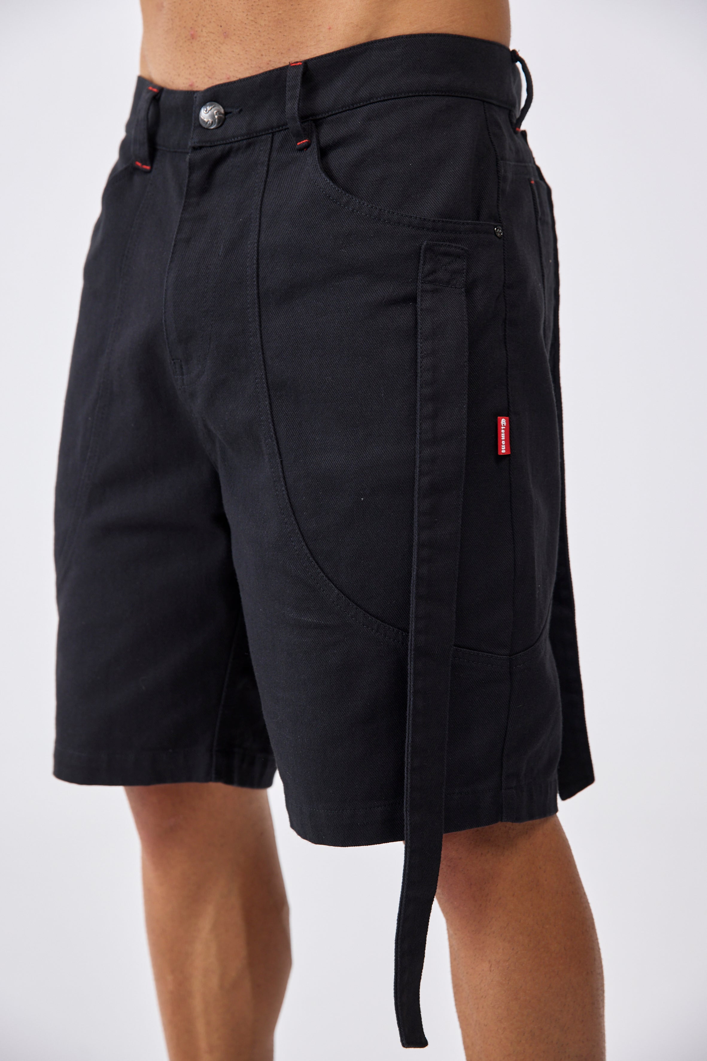 BERMUDA DRILL MASCULINO VANTAGGIO NEGRO CLEMONT