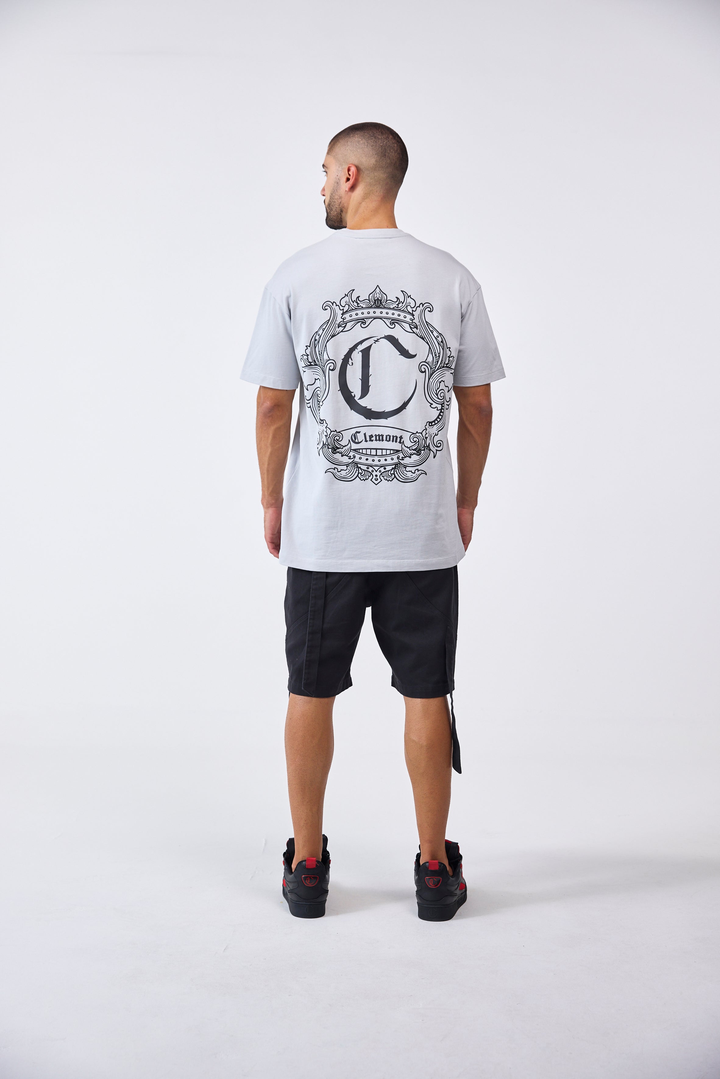 CAMISETA MASCULINO GIOIOSO GRIS CLEMONT