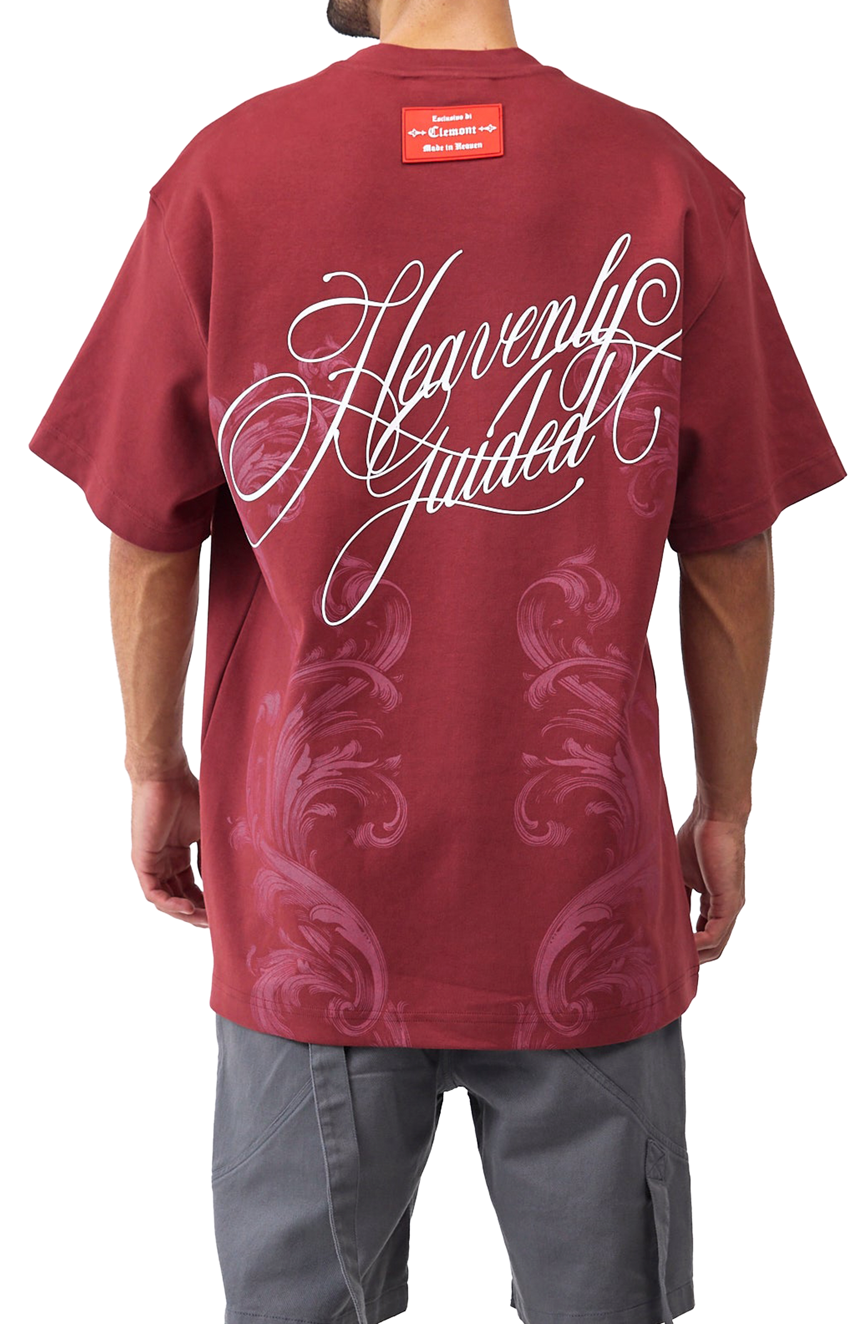 CAMISETA OVERSIZED MASCULINO NOCTURNA VINOTINTO CLEMONT