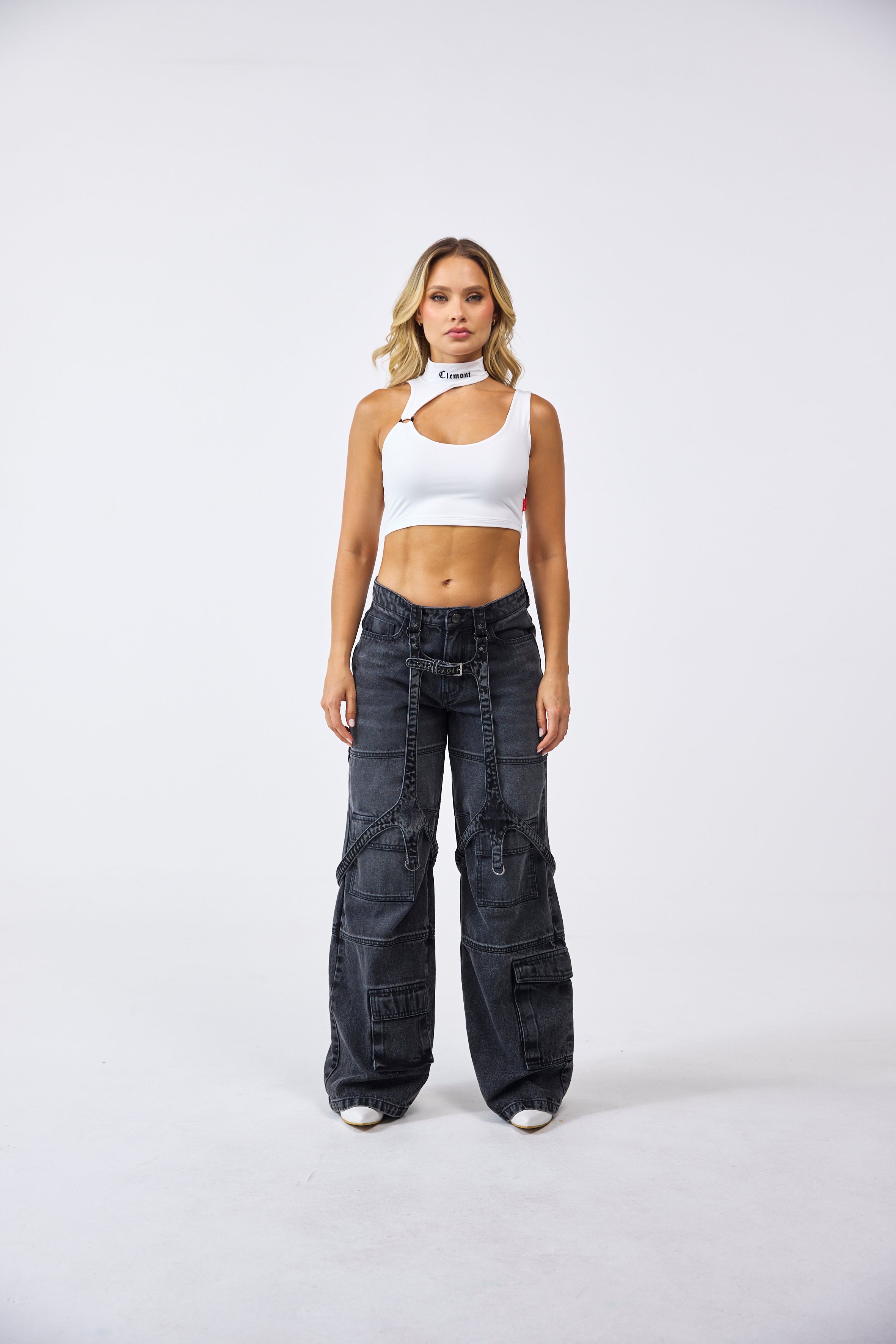 TOP MUJER ASCESA BLANCO CLEMONT