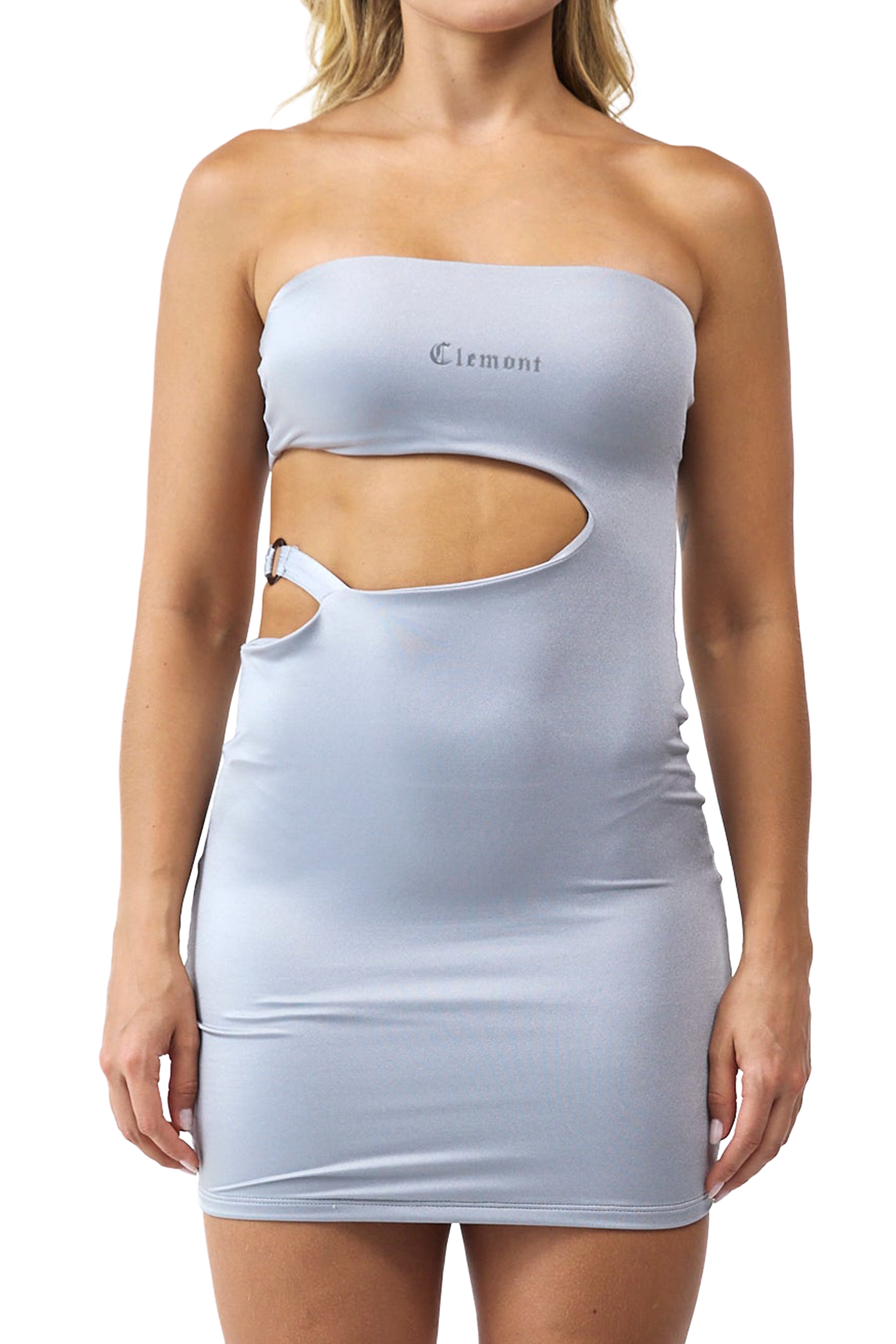 VESTIDO MUJER MARTIRE PLATA CLEMONT