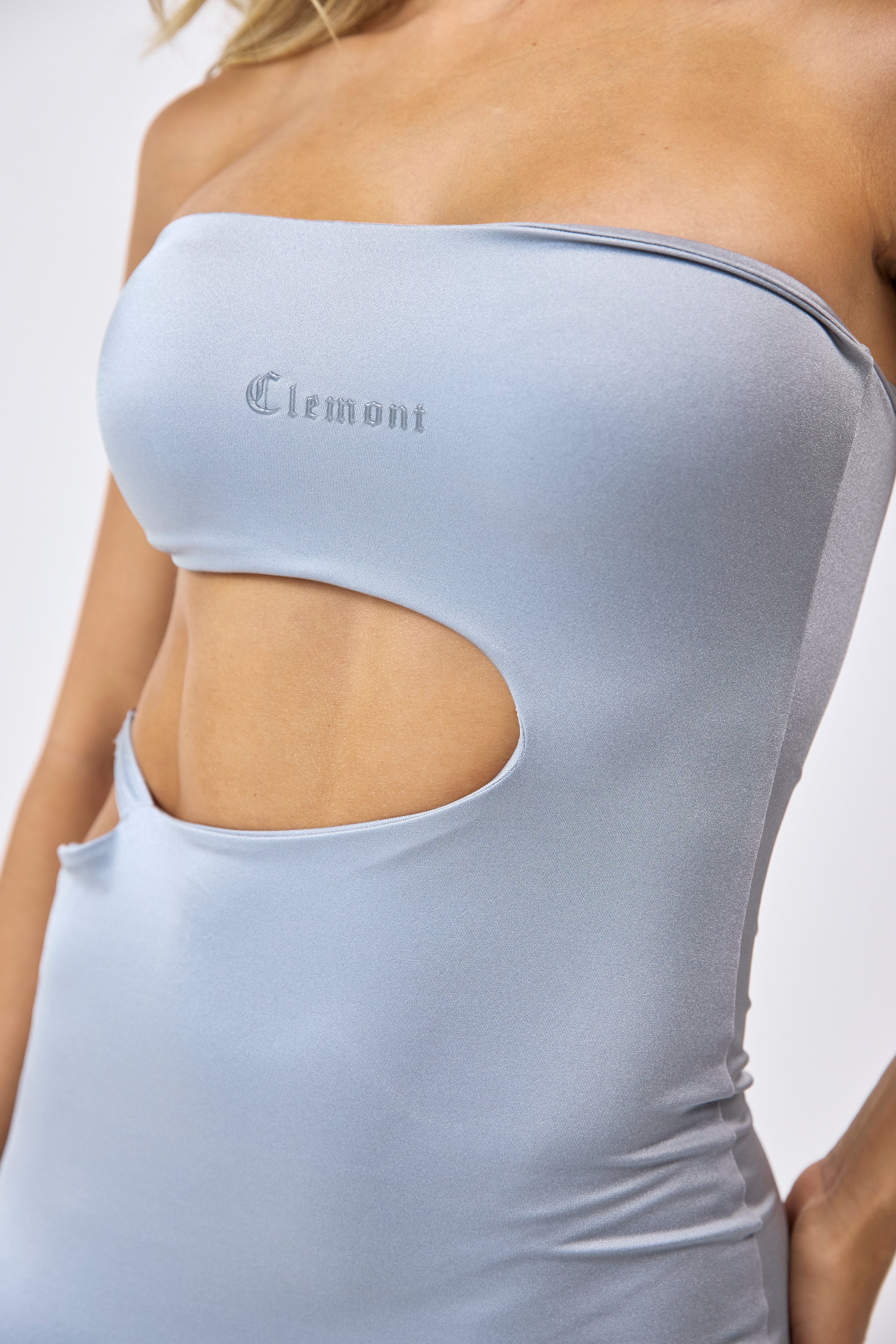 VESTIDO MUJER MARTIRE PLATA CLEMONT