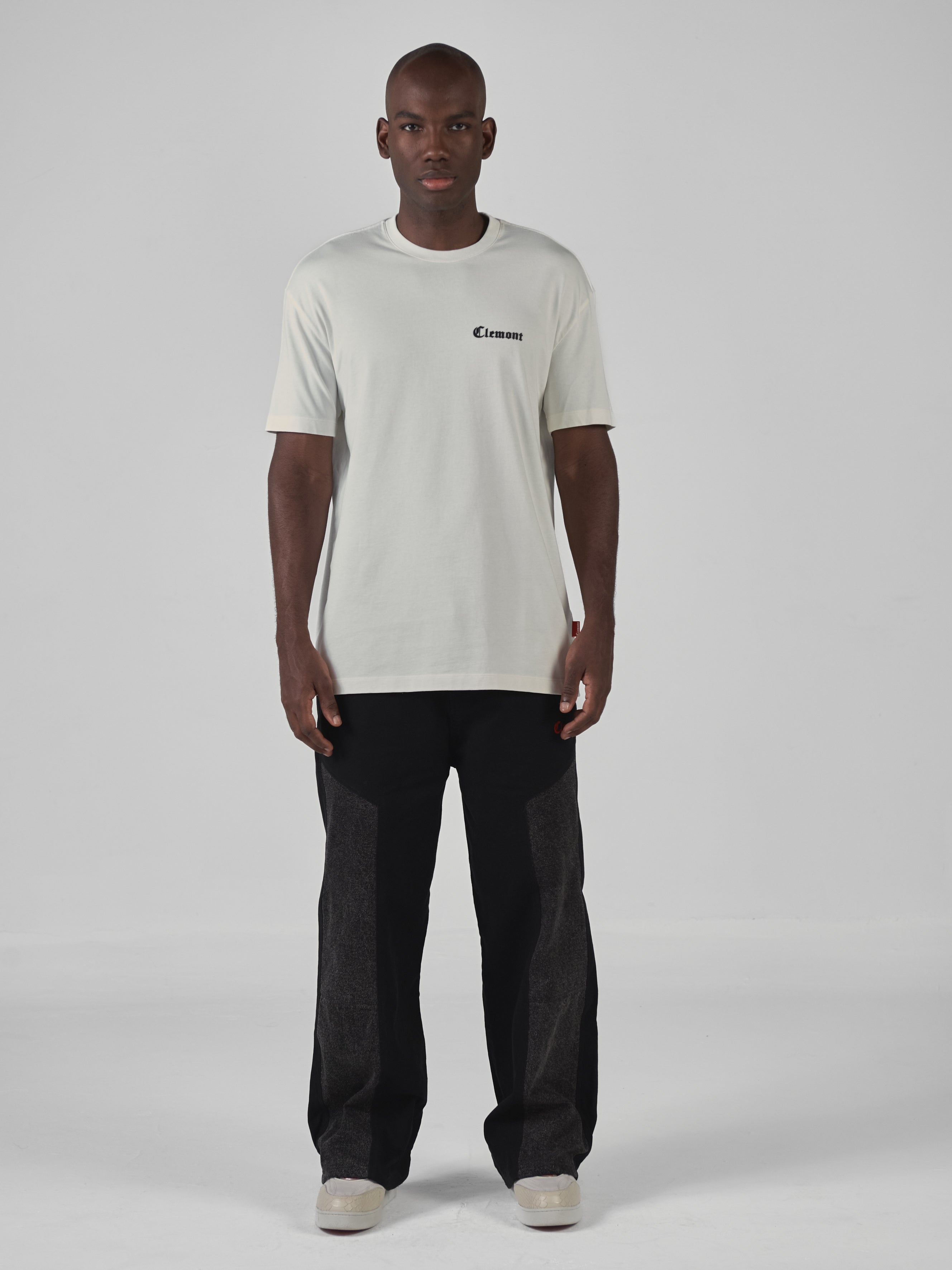 CLEMONT CREAM NEBULA T-SHIRT