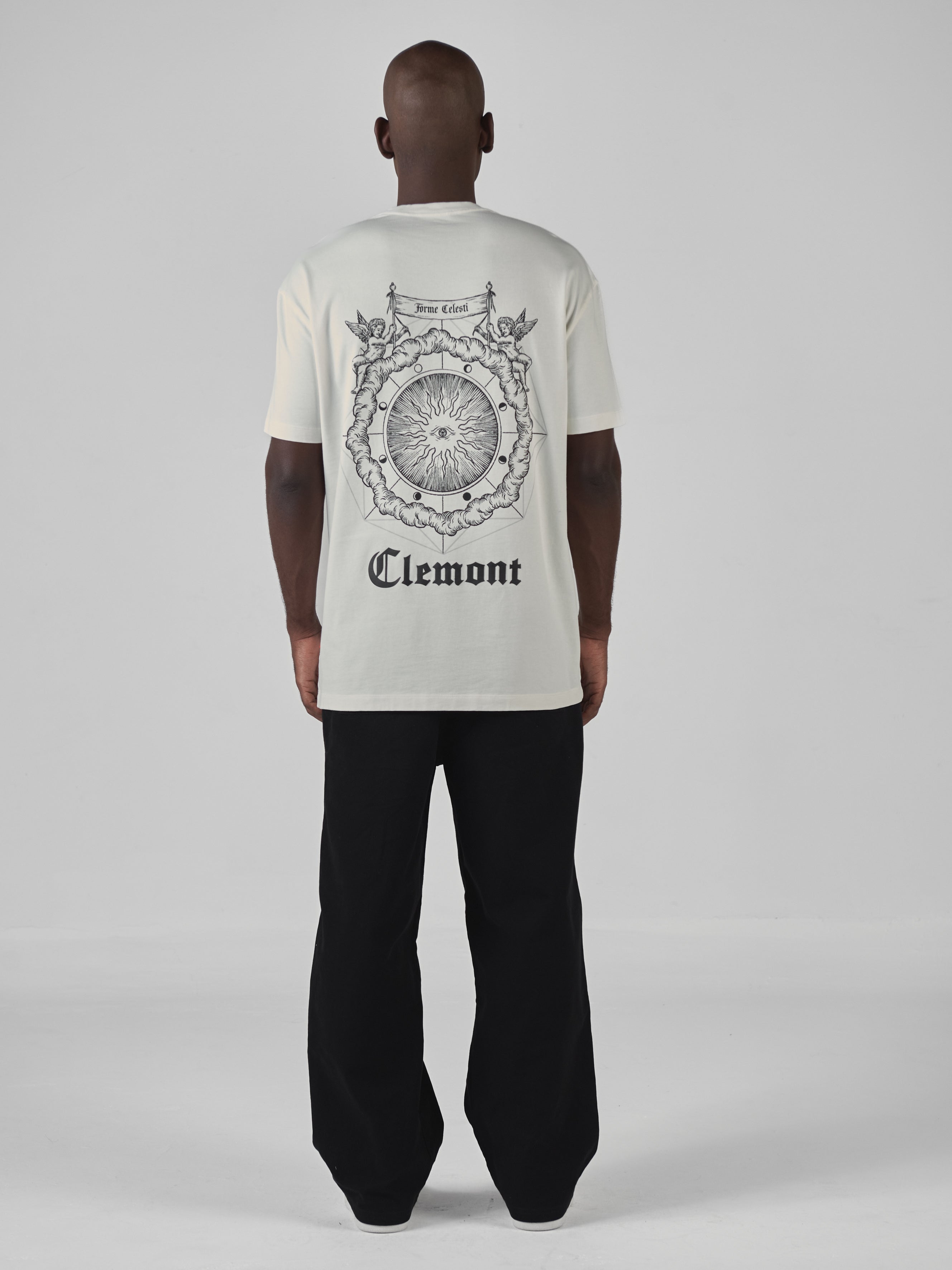CLEMONT CREAM NEBULA T-SHIRT