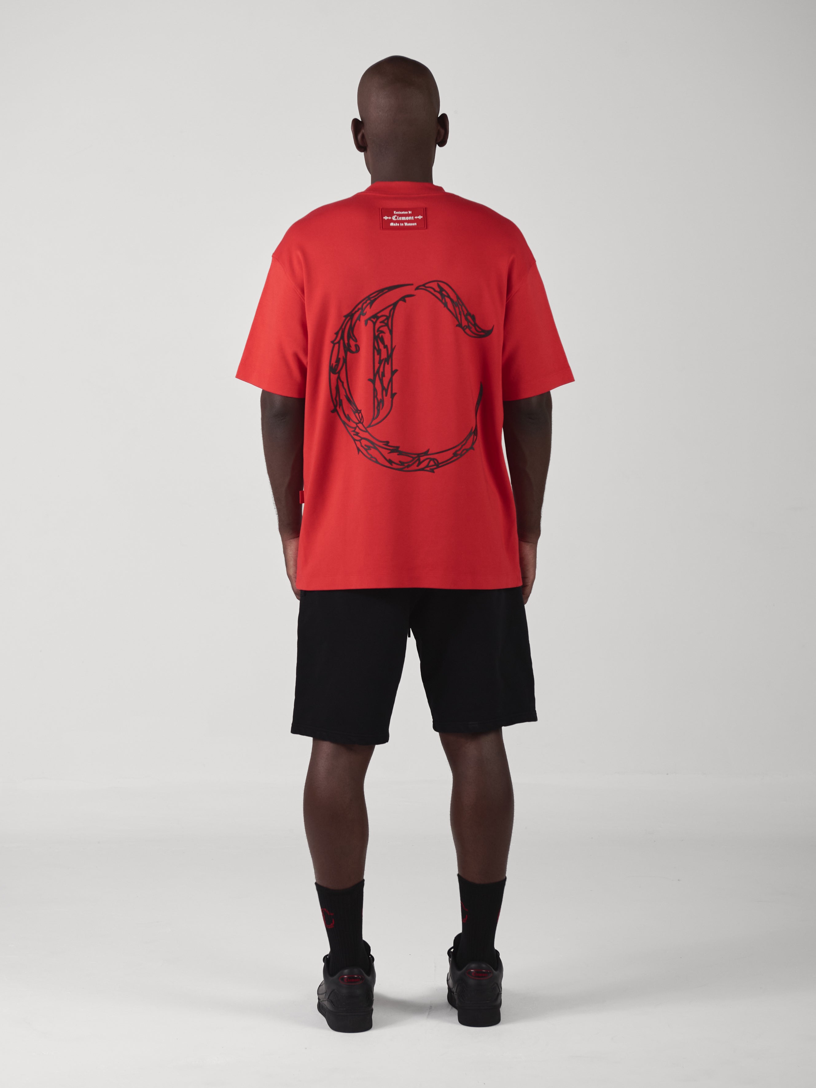CAMISETA OVERSIZED MEDITAZIONE 2 ROJO CLEMONT